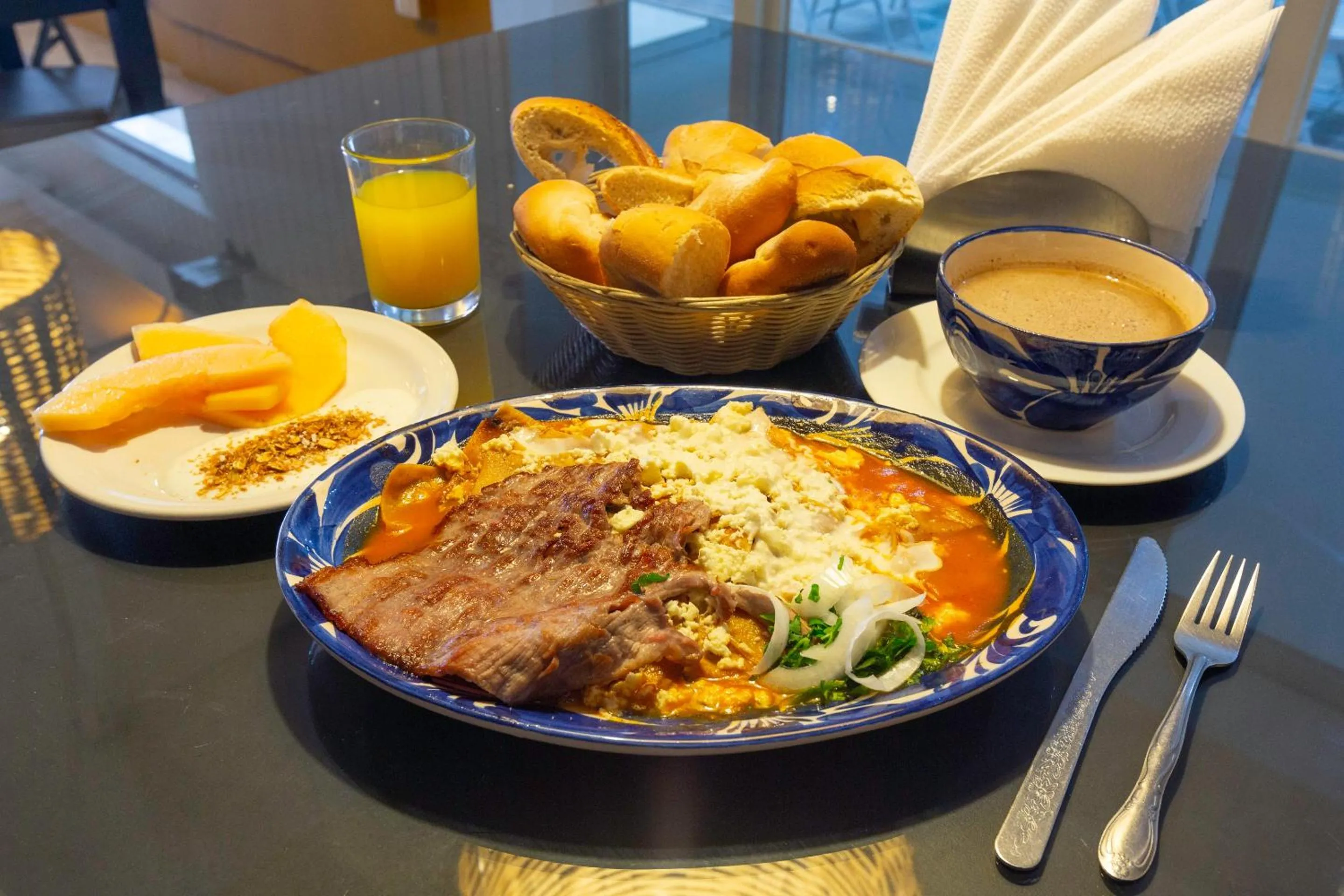 Food in Capital O Oaxaca Guest Hotel