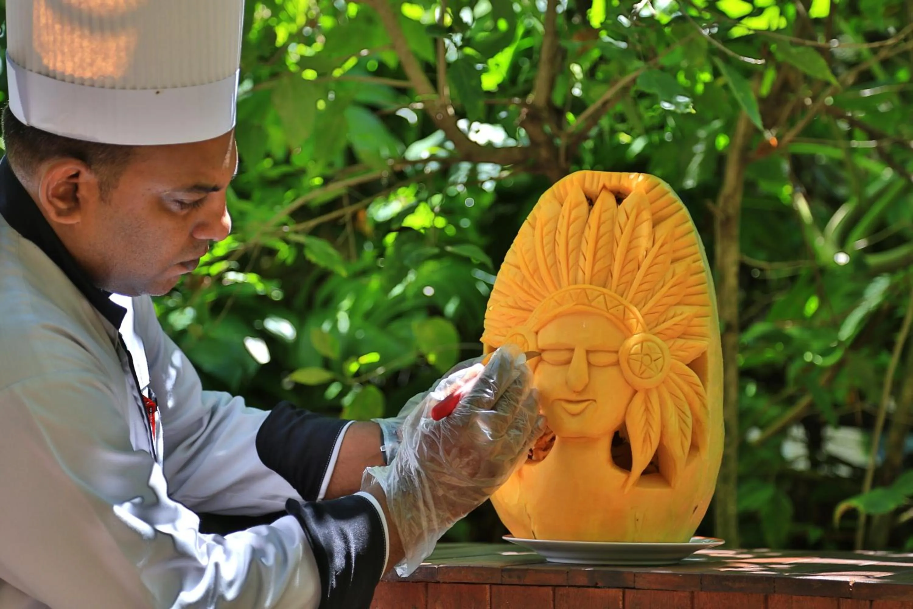 Decorative detail in Thambapanni Retreat