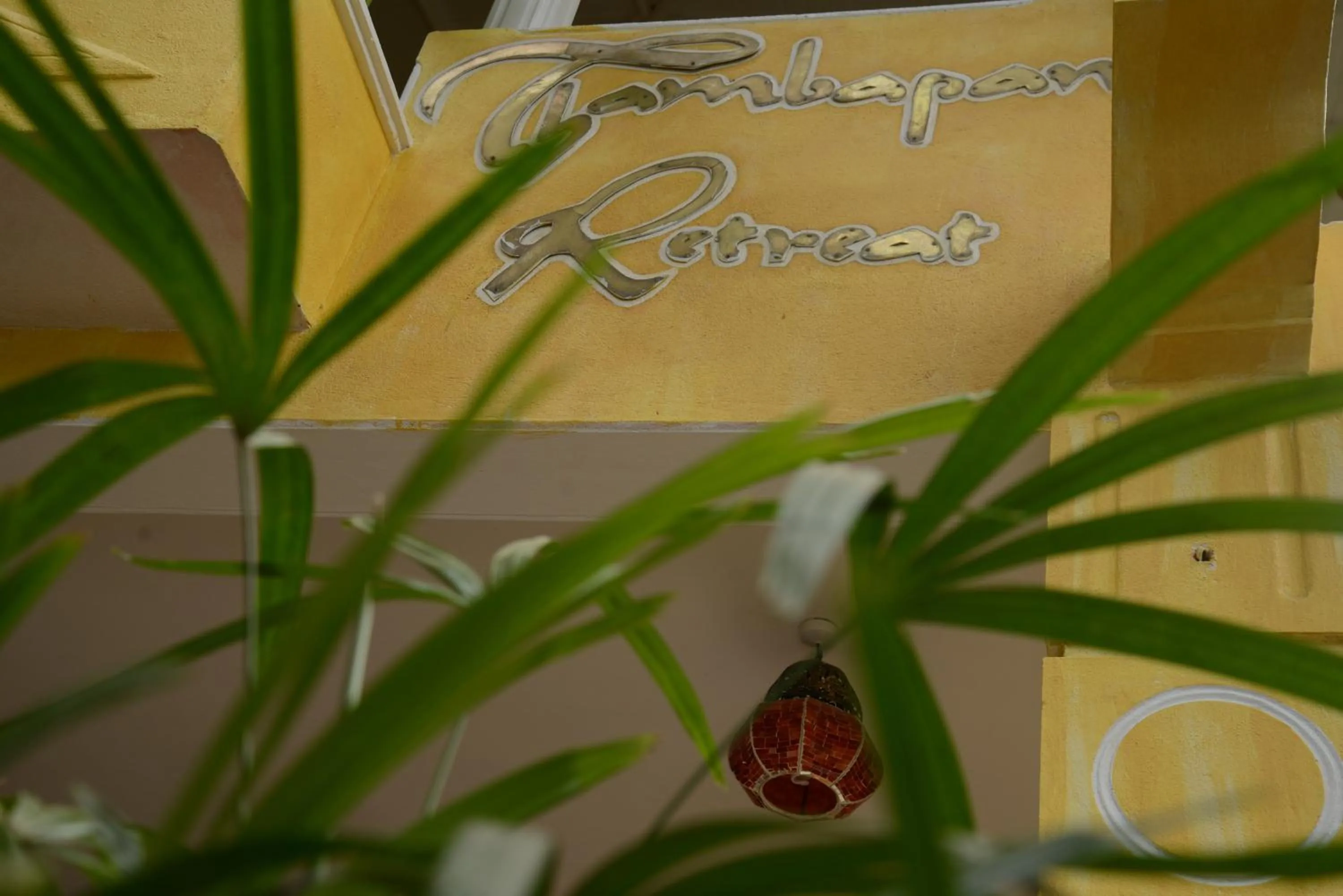 Decorative detail in Thambapanni Retreat