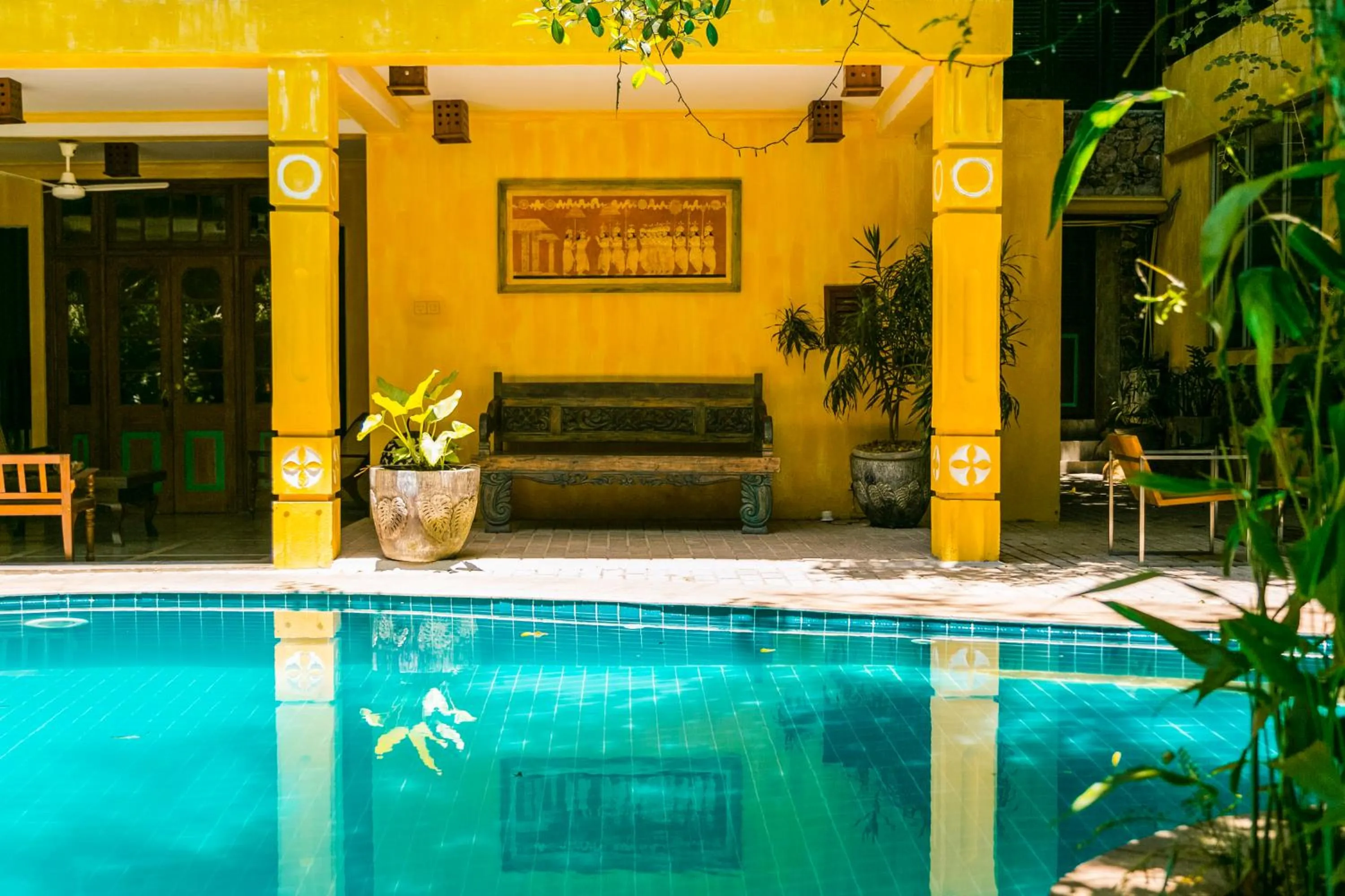 Lobby or reception in Thambapanni Retreat