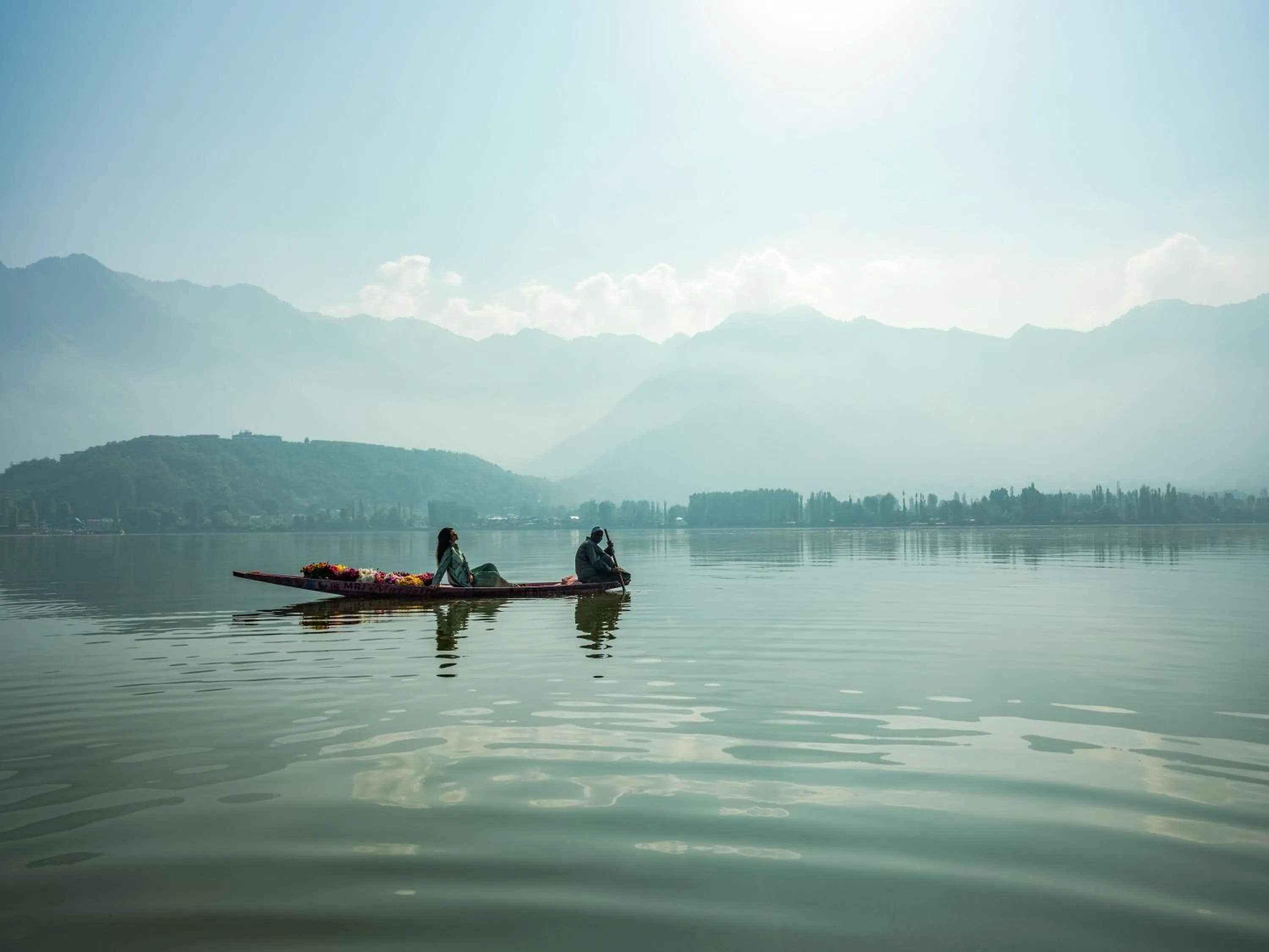 Natural landscape in Taj Dal View Srinagar
