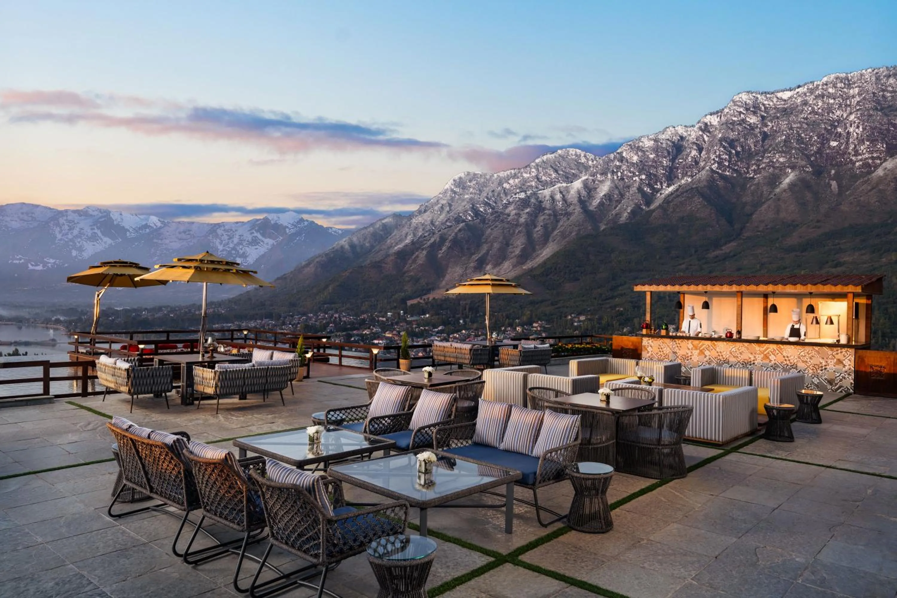 Natural landscape in Taj Dal View Srinagar