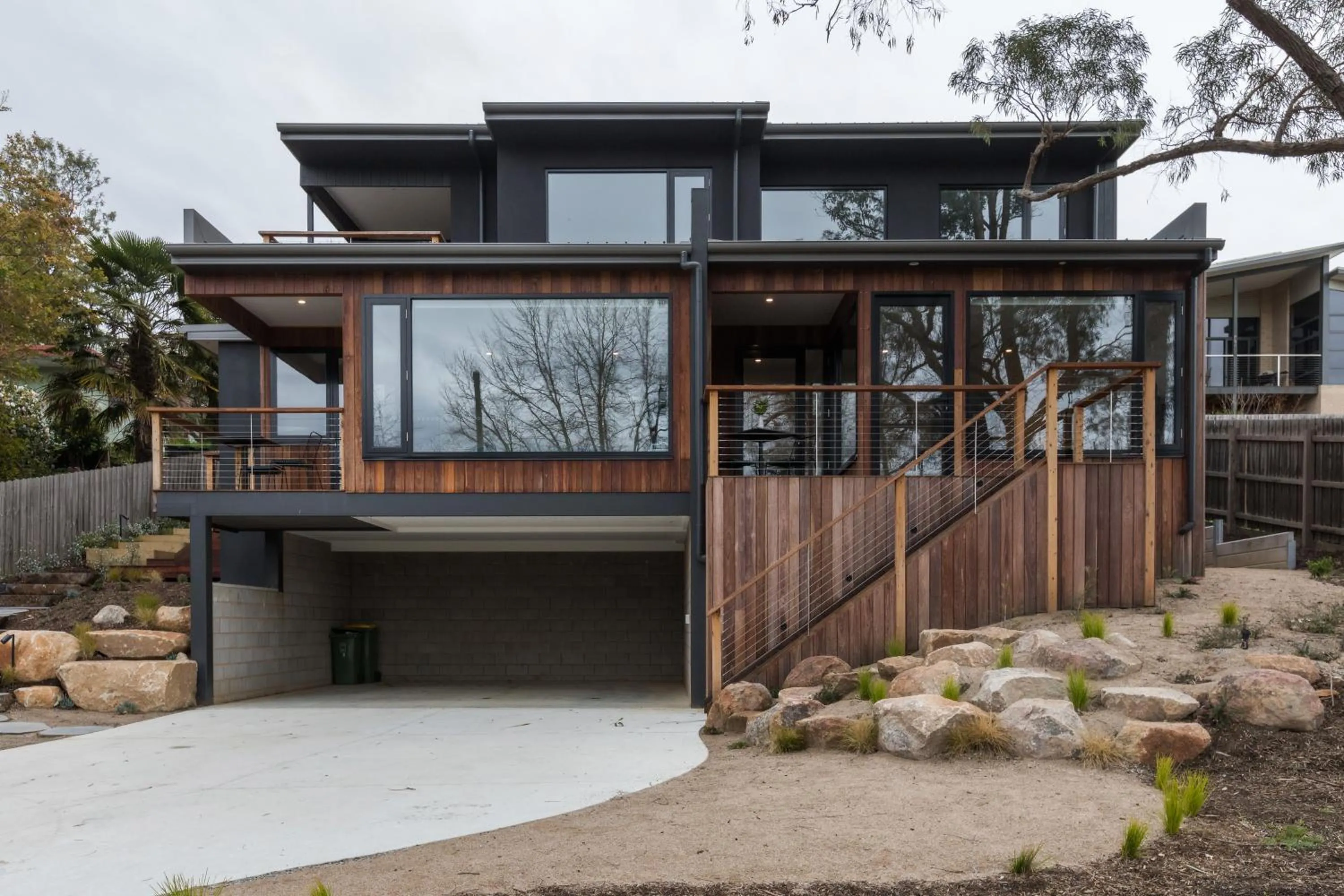Facade/entrance in Brooklands Apartments
