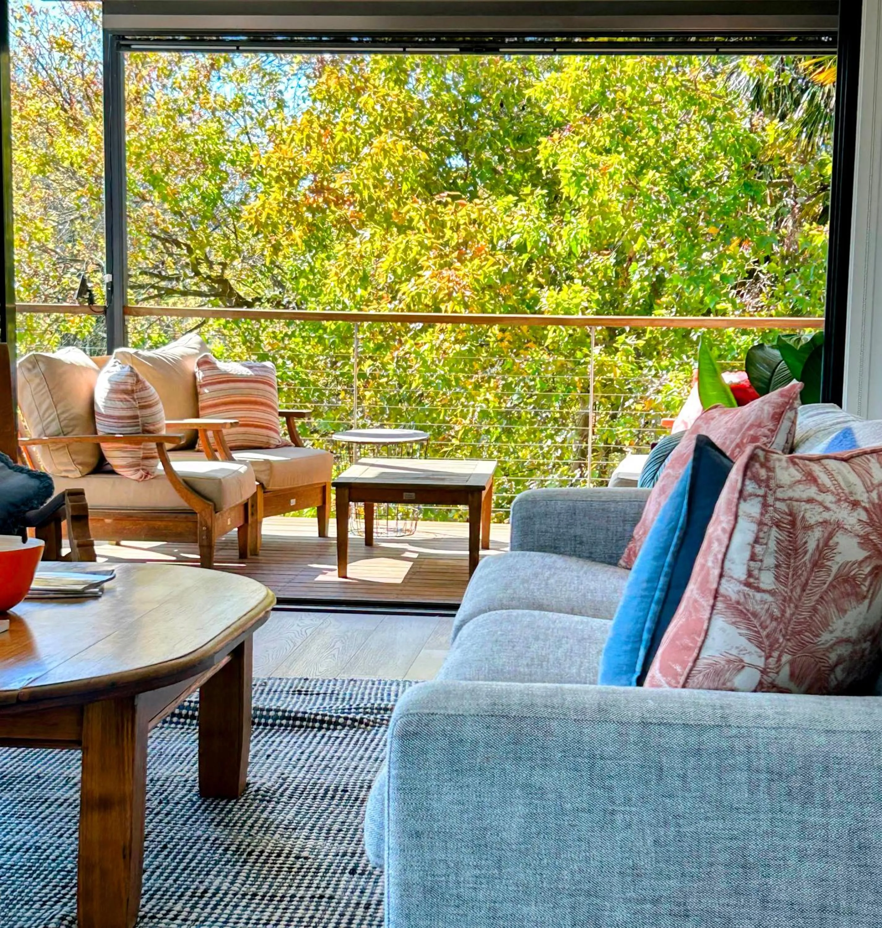Living room in Brooklands Apartments