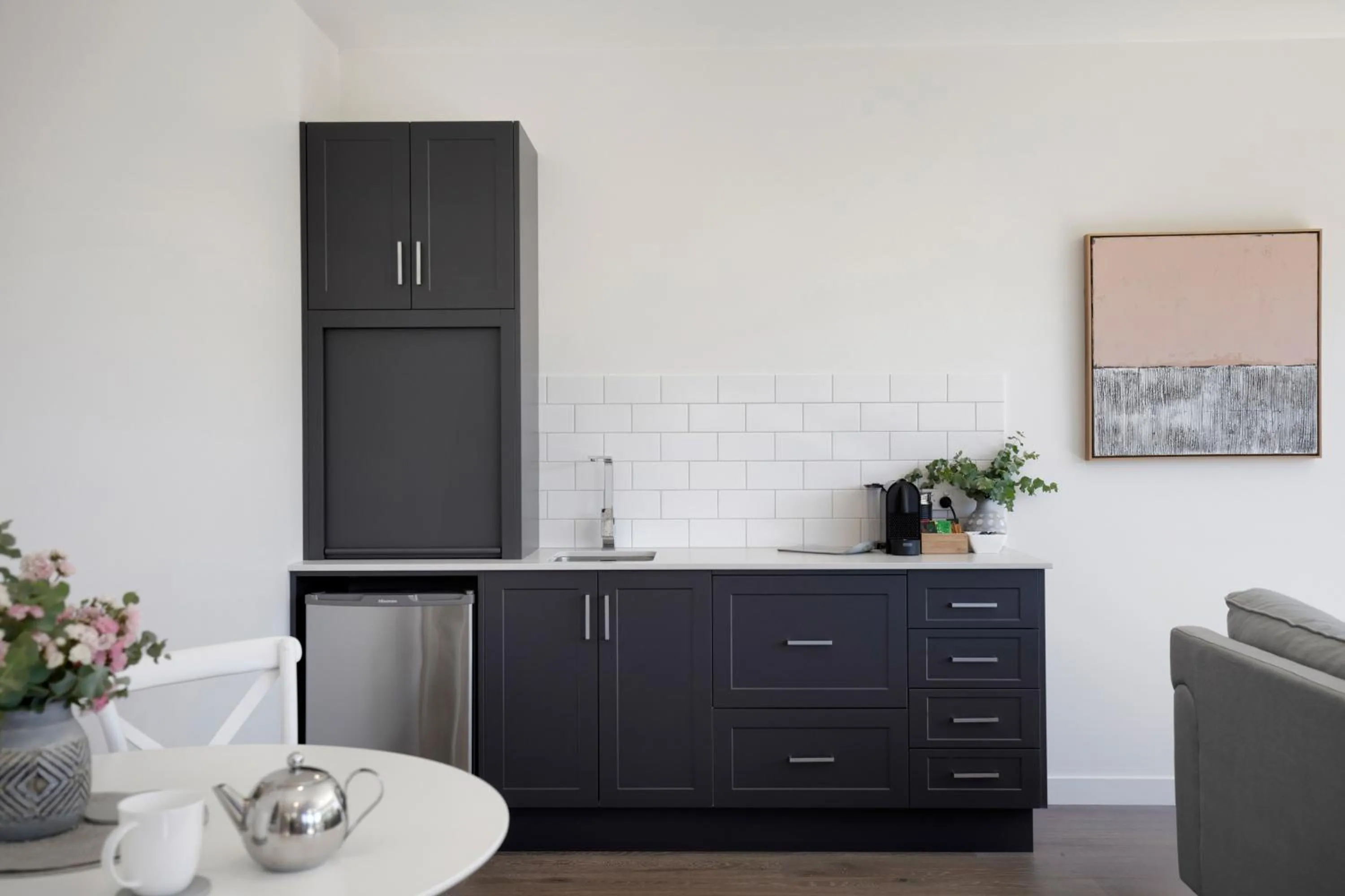 Kitchen or kitchenette in Brooklands Apartments