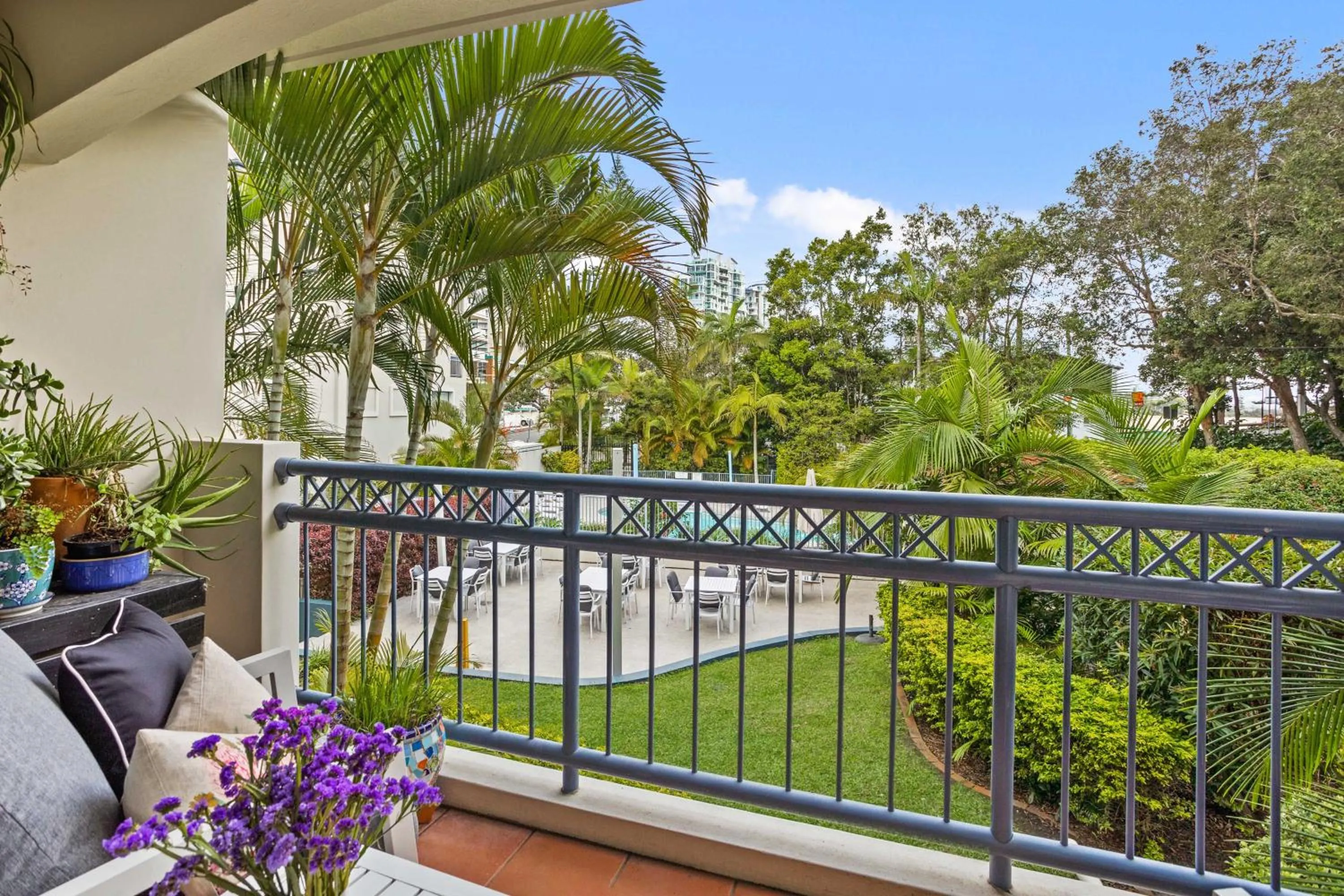 Patio in Bella Mare Coolangatta Beachside Apartments
