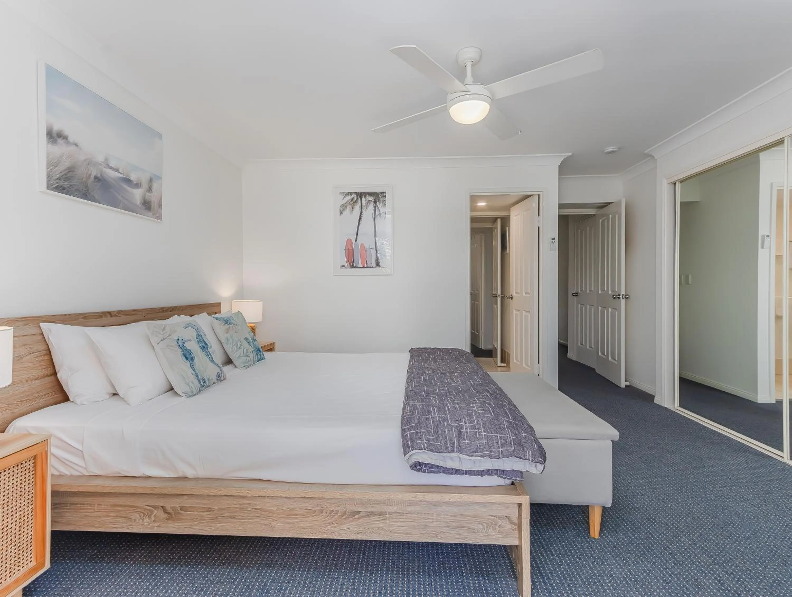 Bed in Bella Mare Coolangatta Beachside Apartments