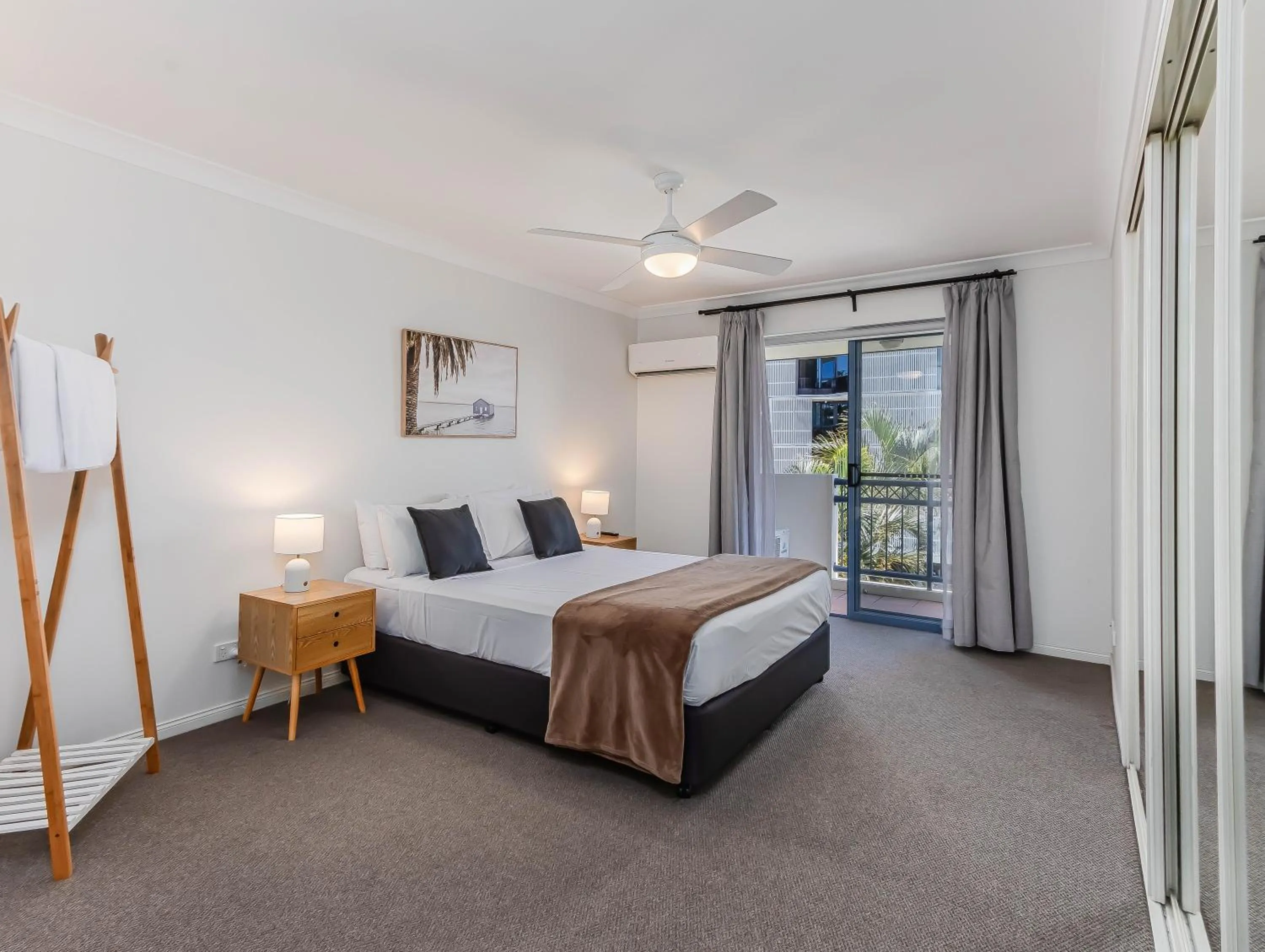 Bed in Bella Mare Coolangatta Beachside Apartments