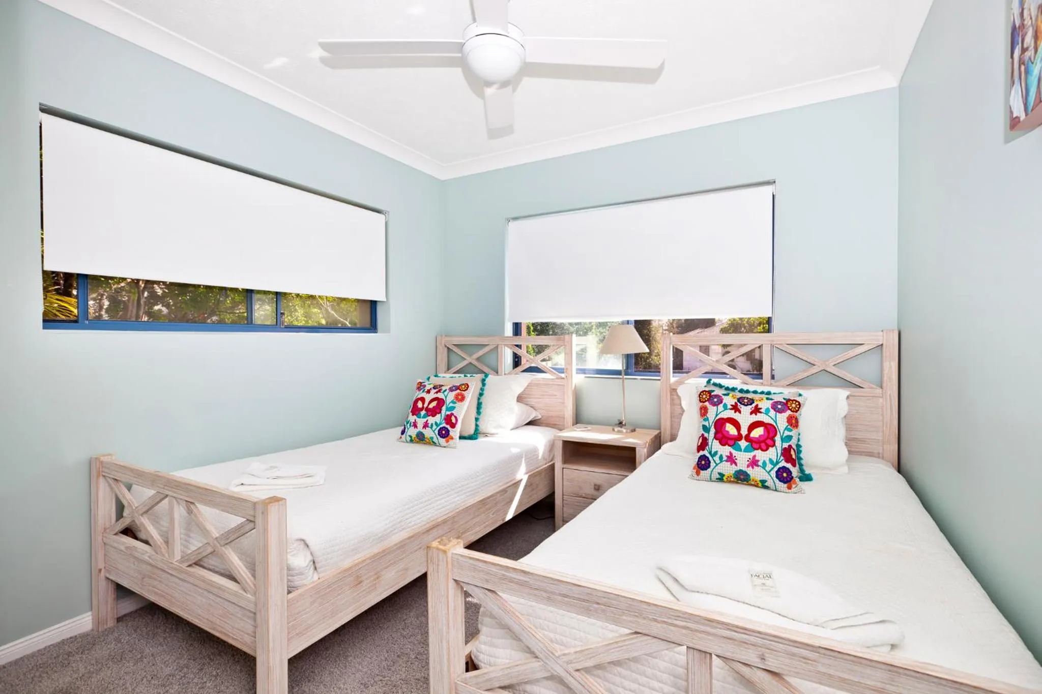 Bed in Bella Mare Coolangatta Beachside Apartments