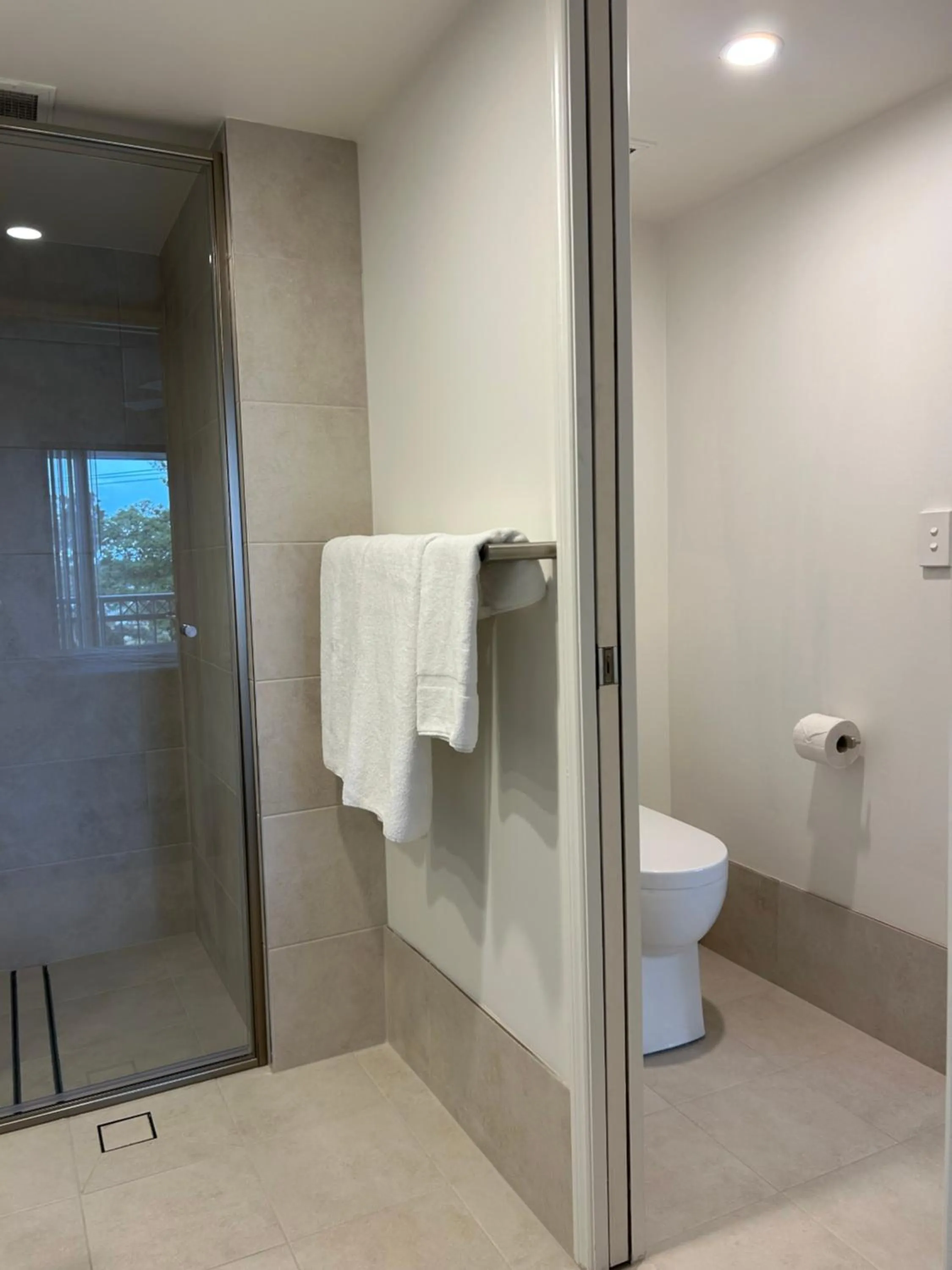 Shower in Bella Mare Coolangatta Beachside Apartments