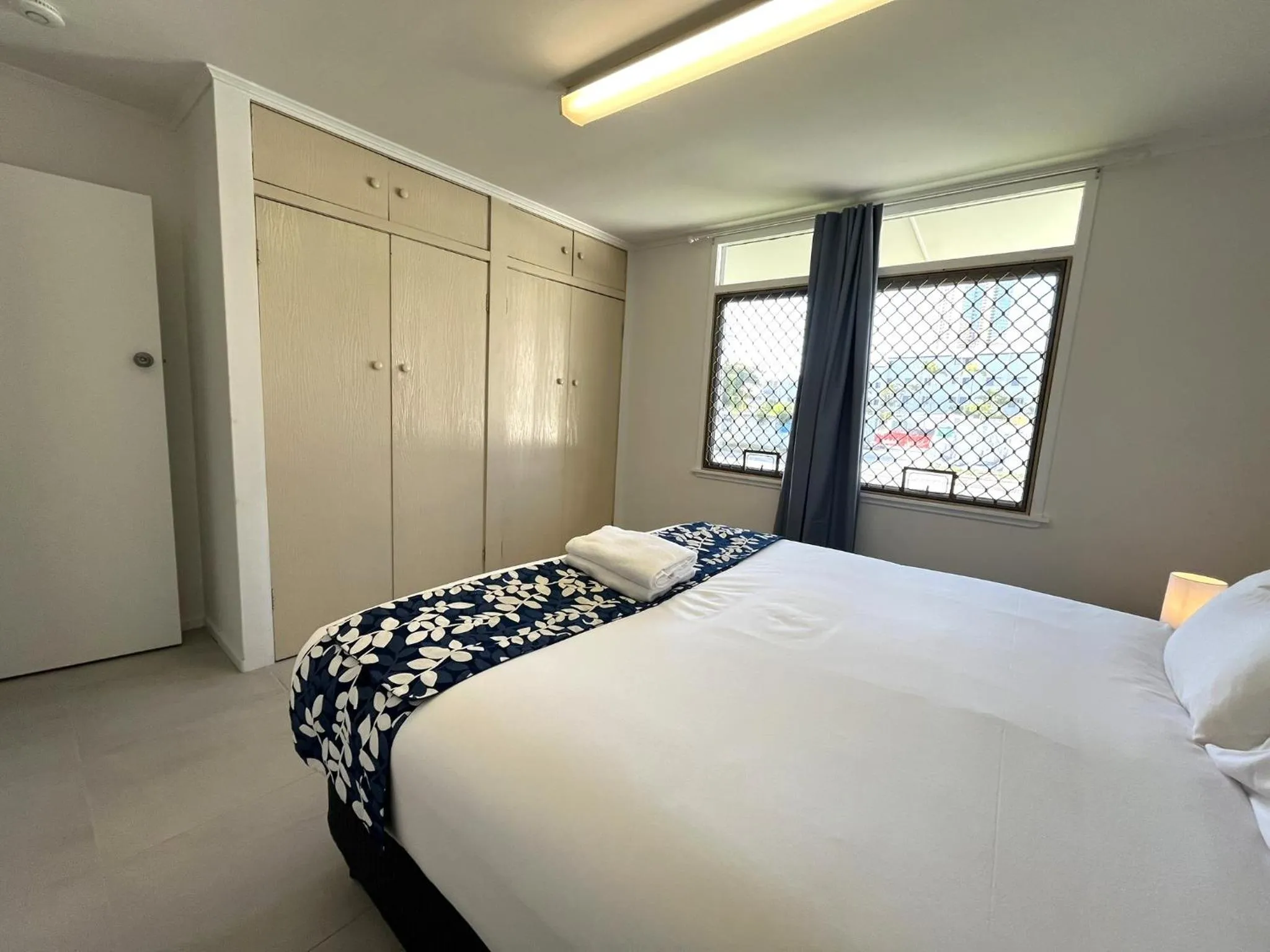 Bed in Tropicana Motel