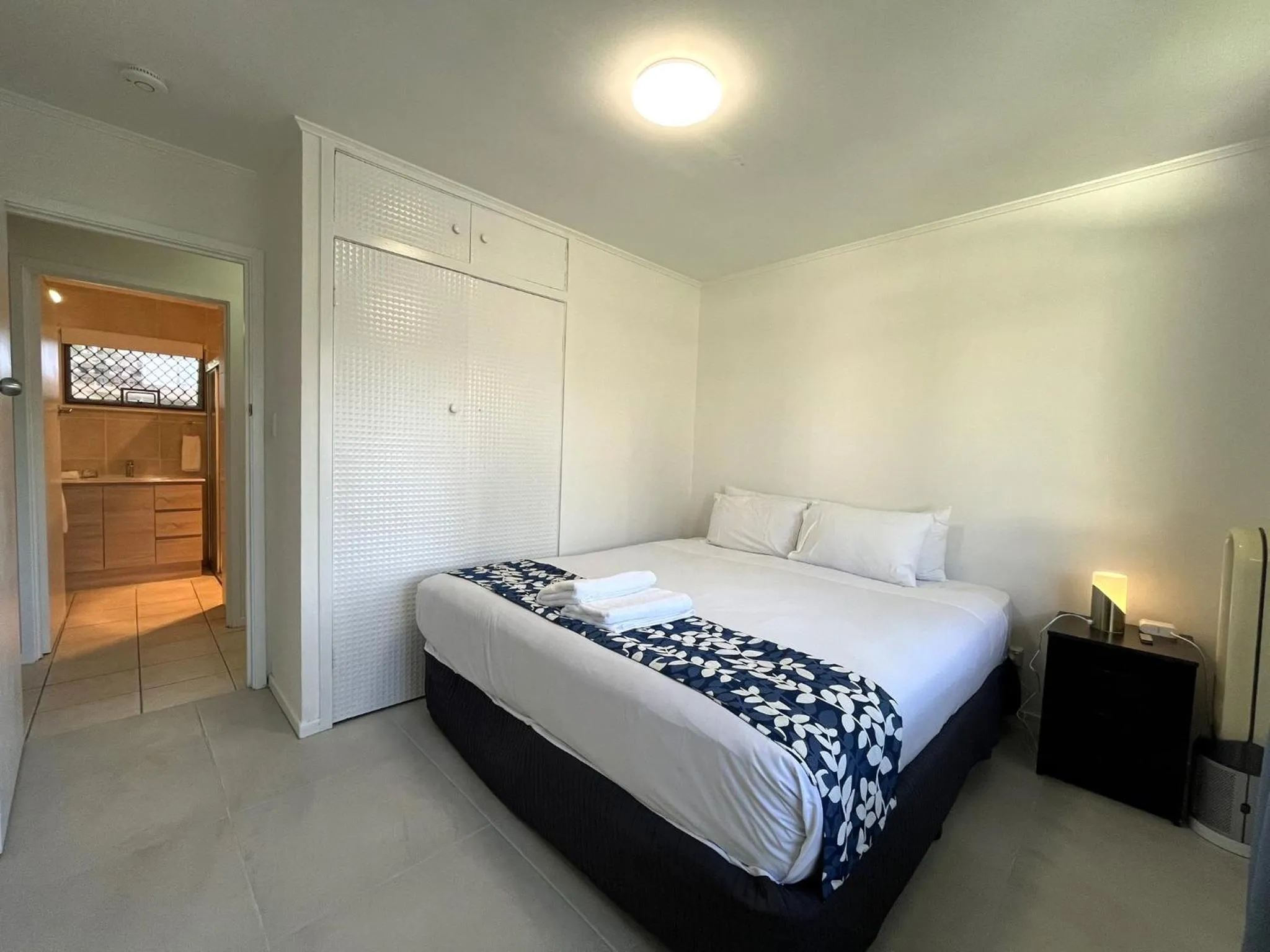 Bed in Tropicana Motel