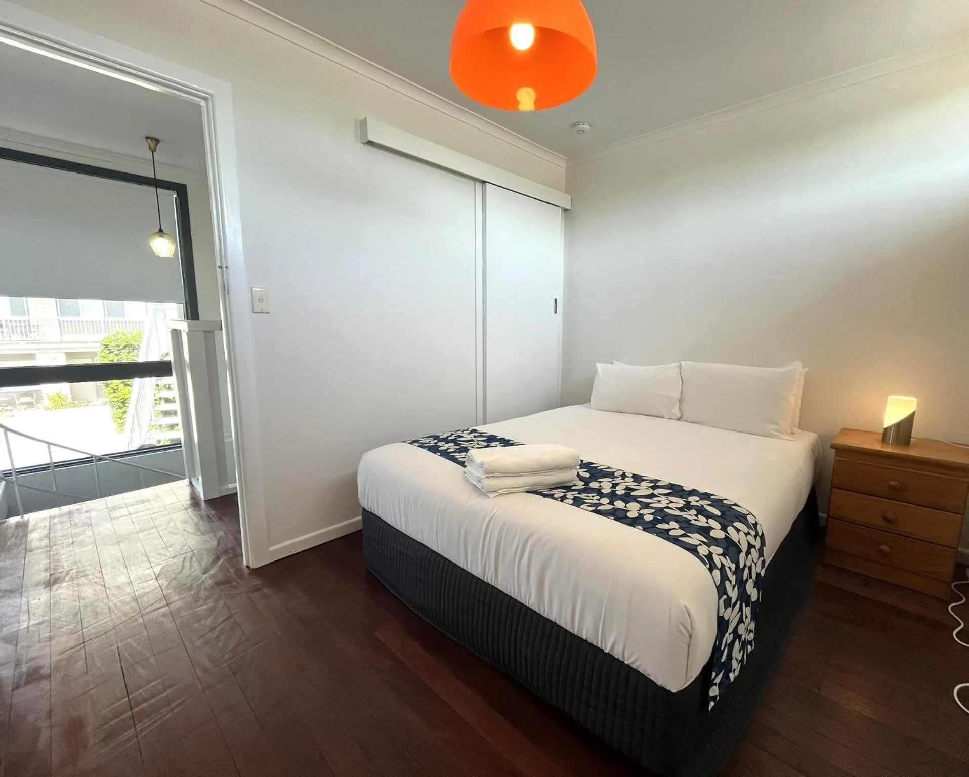 Bed in Tropicana Motel