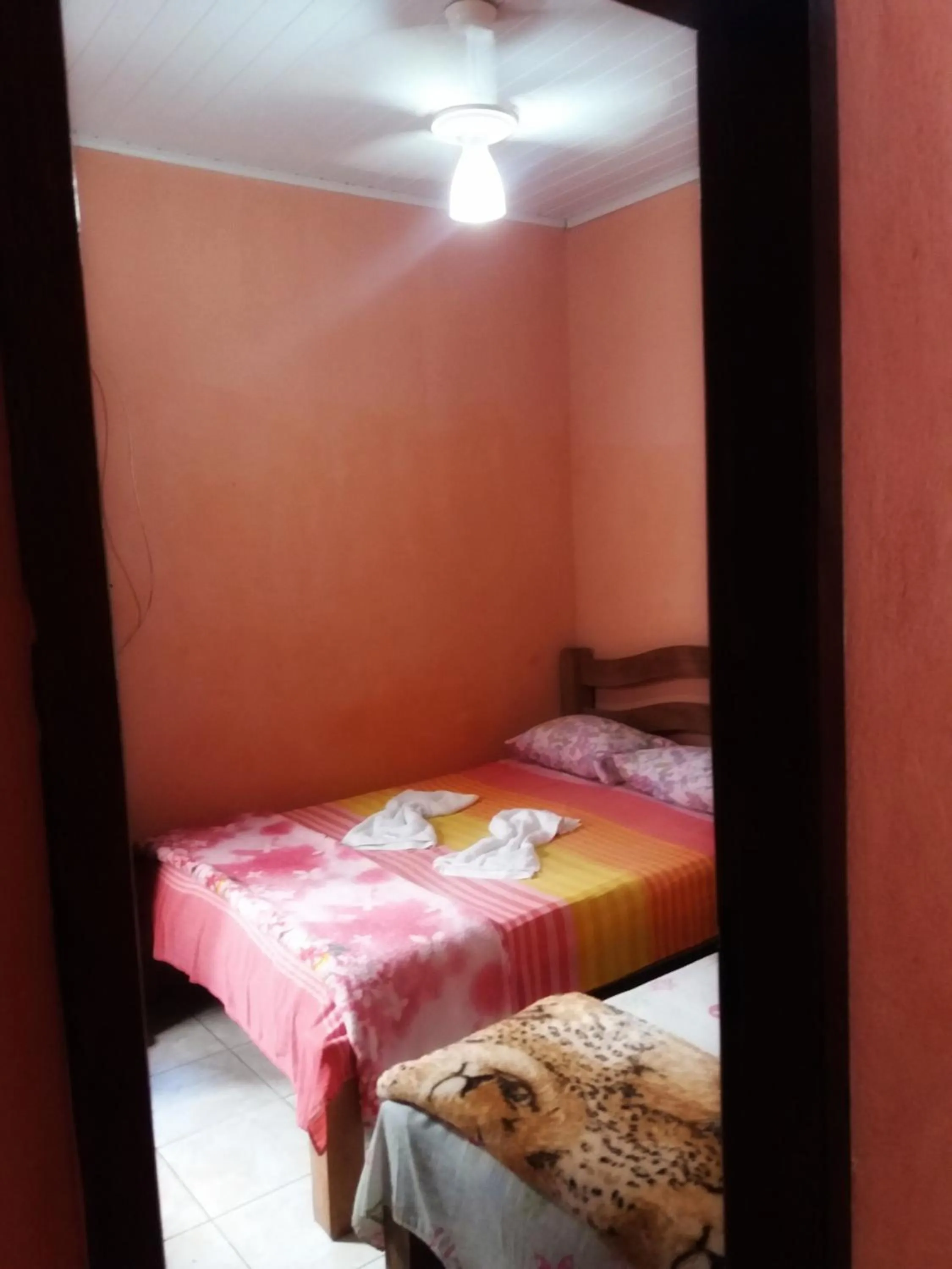 Bed in Pousada Labarca