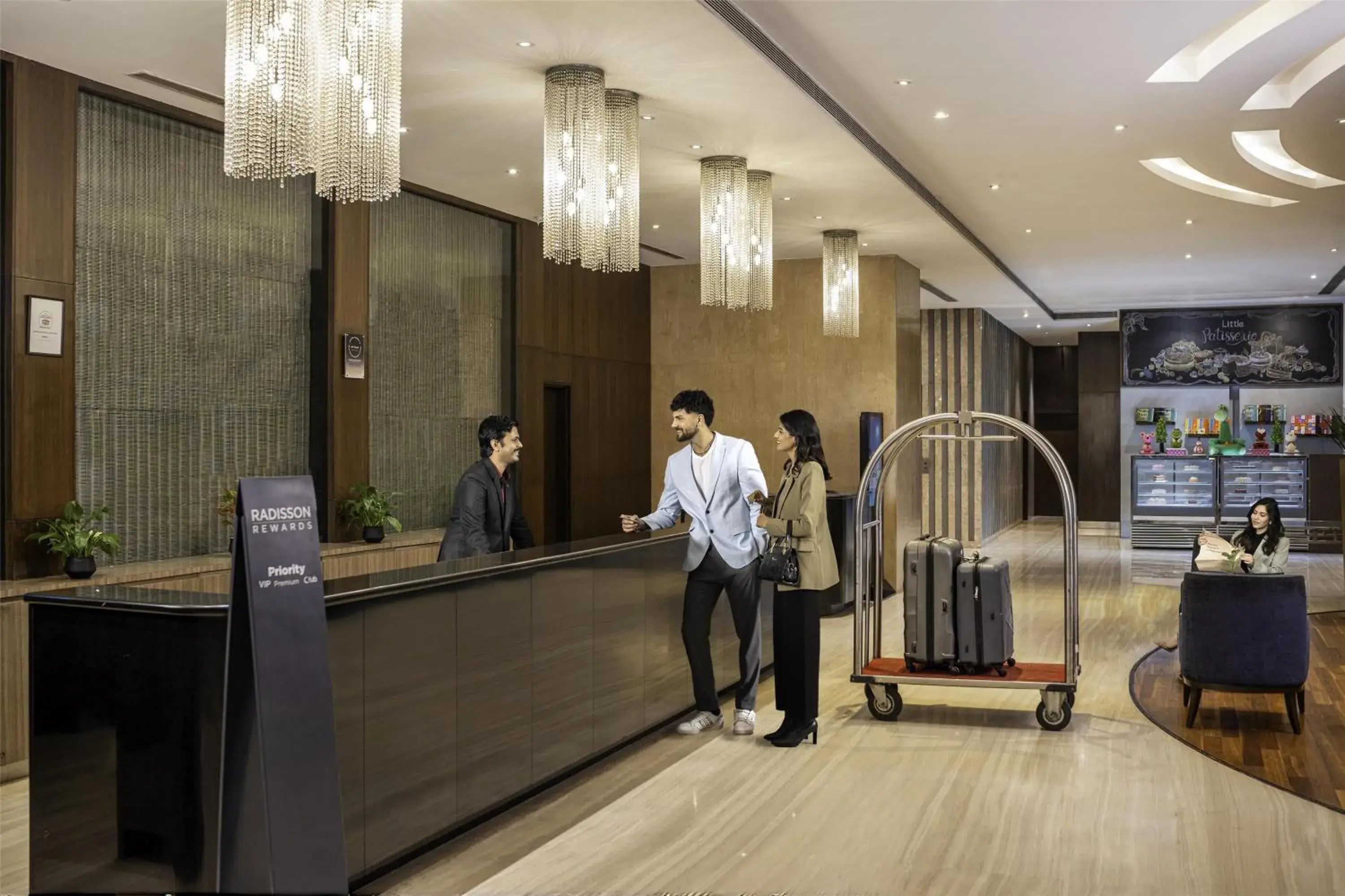 Lobby or reception in Radisson Gurugram Udyog Vihar Lobby or reception in Radisson Gurugram Udyog Vihar