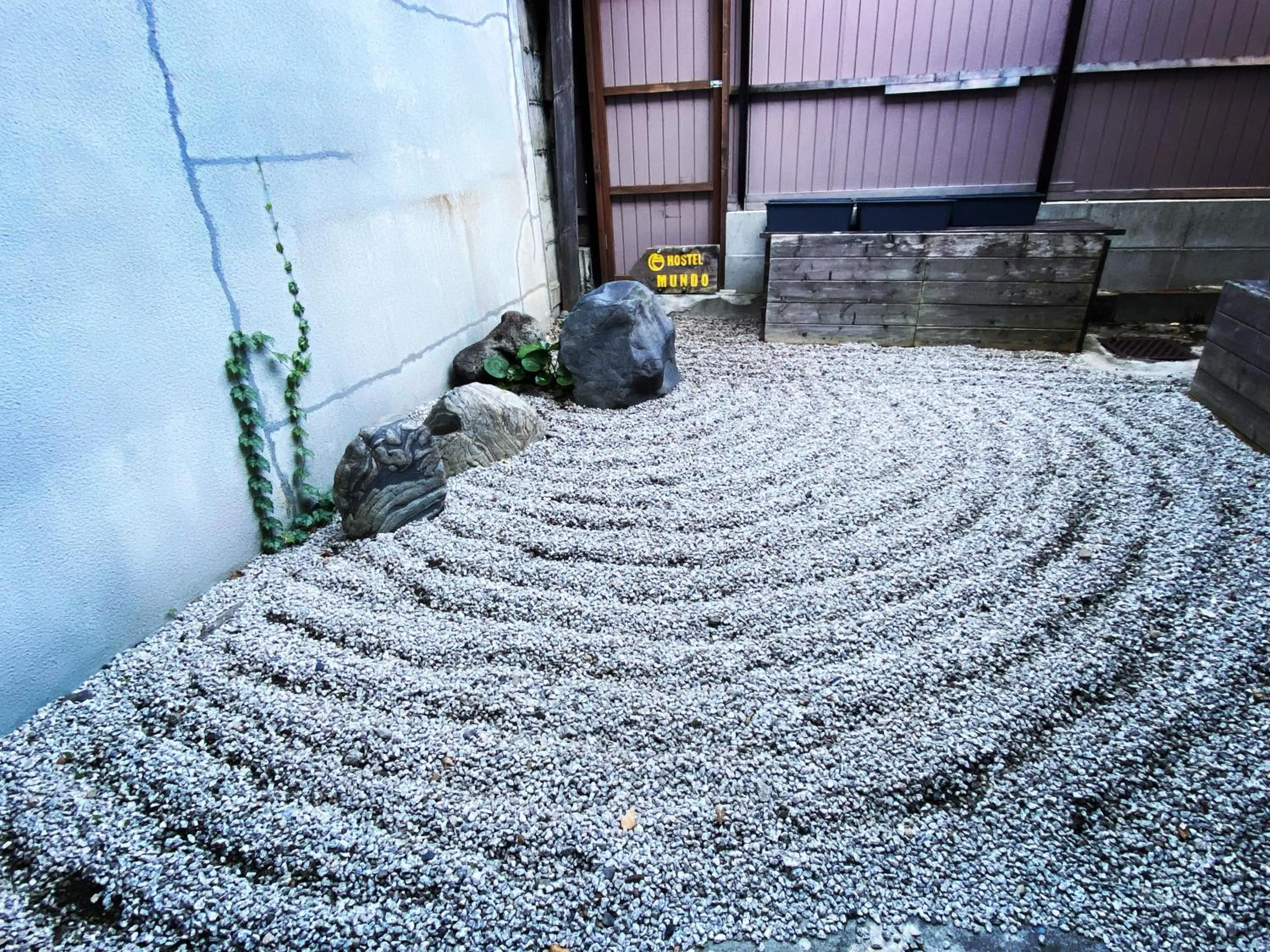 Garden in Hostel Mundo