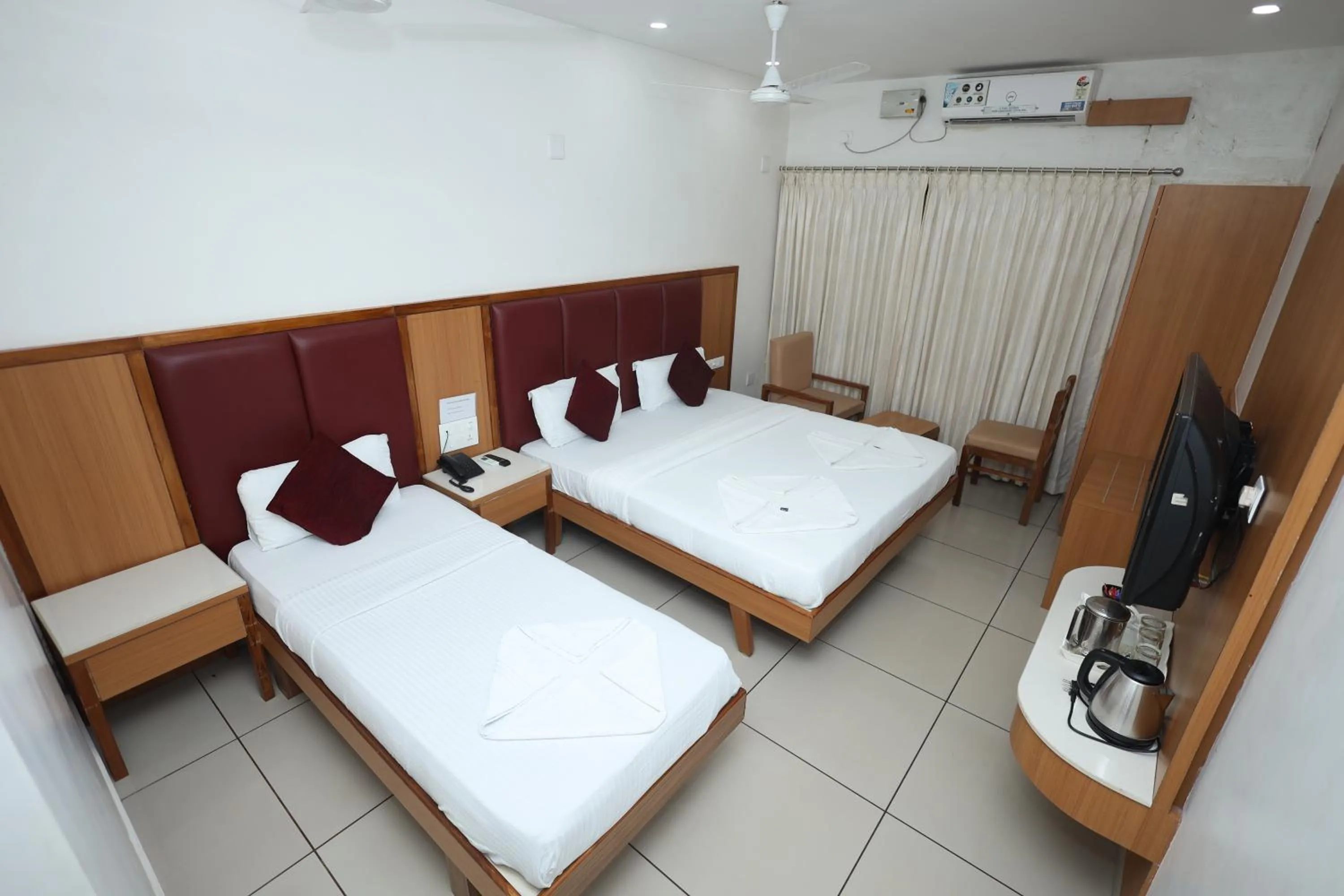 Bed in Hotel Janardana