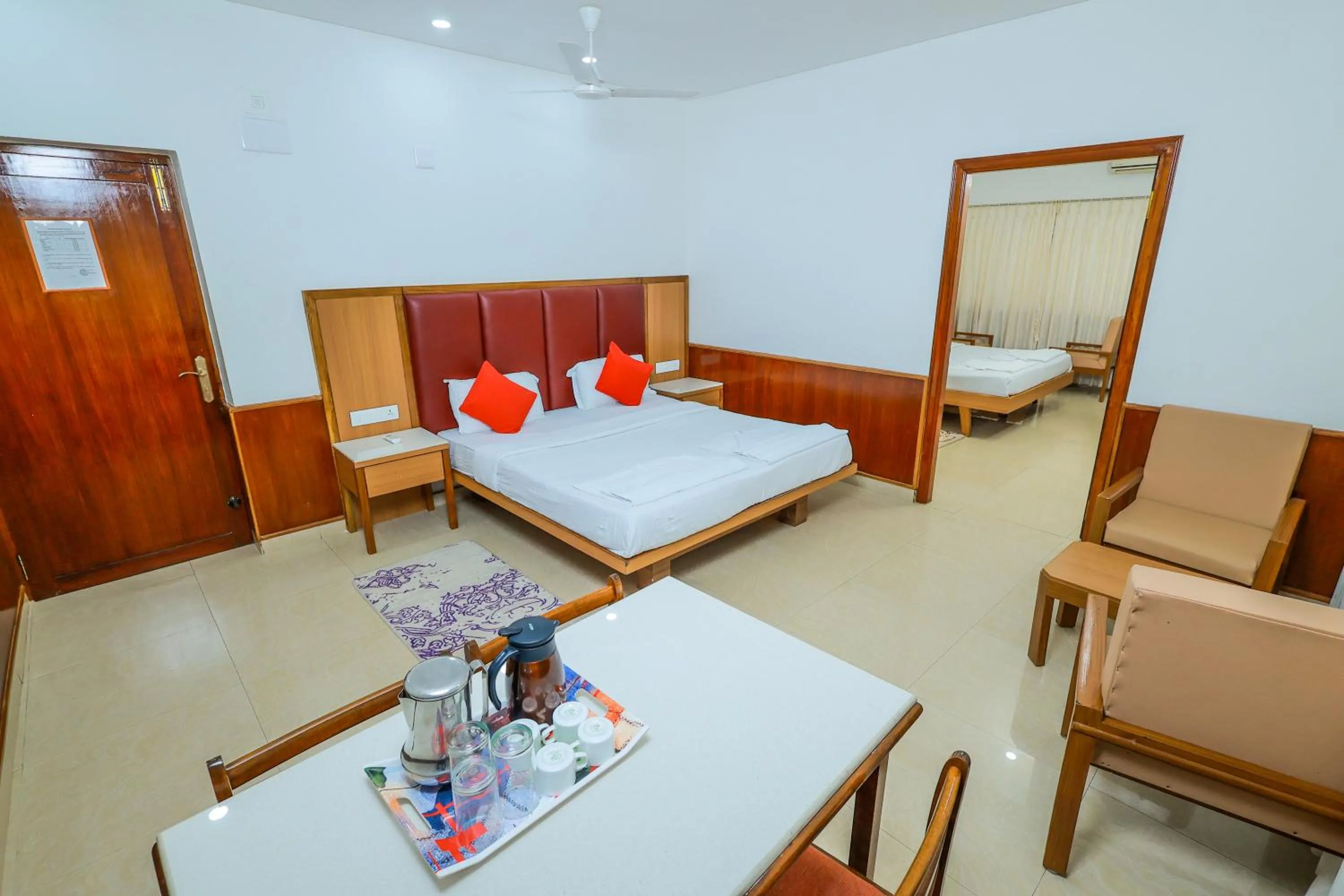 Bed in Hotel Janardana