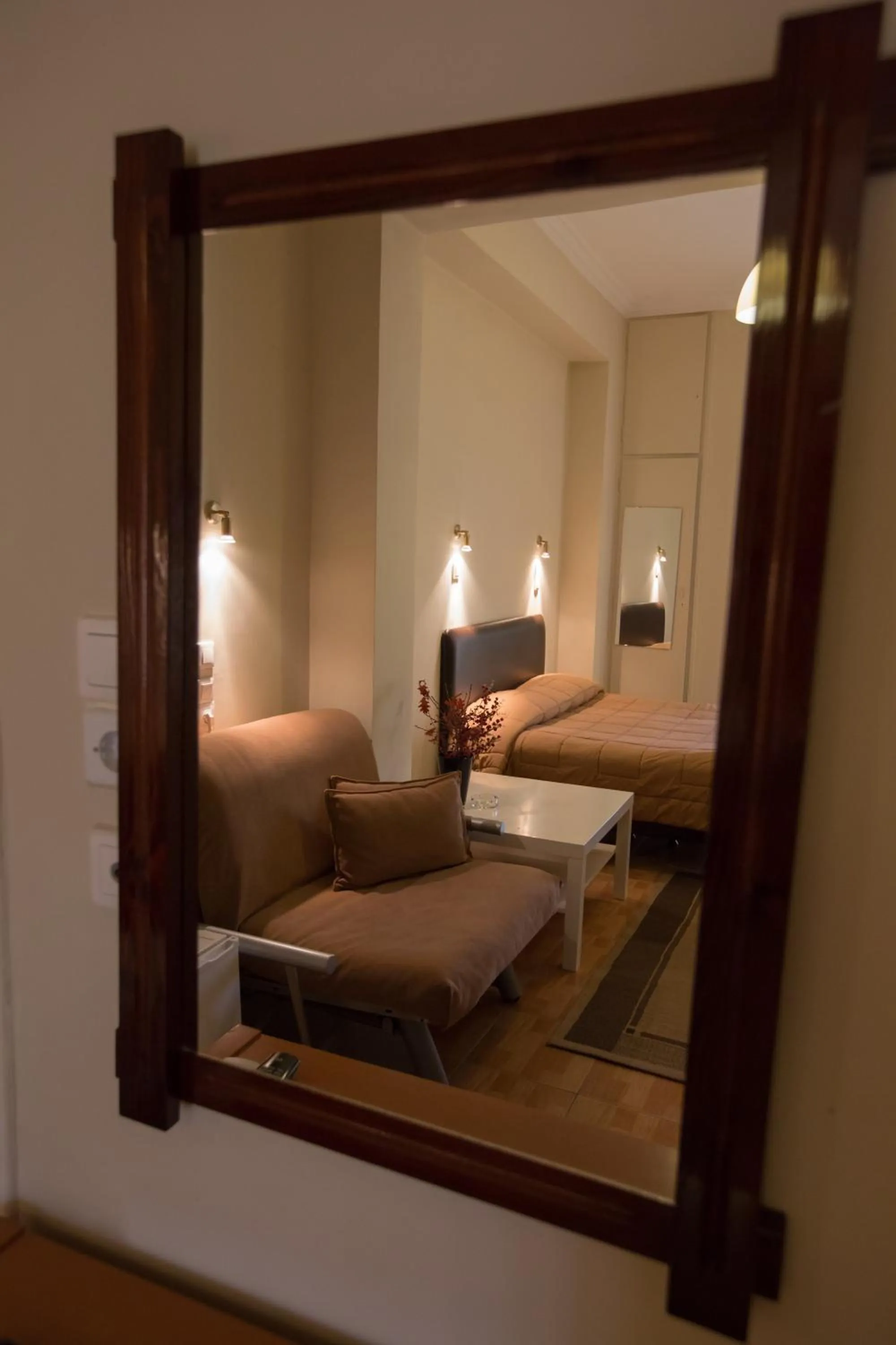 Decorative detail, Bed in Hotel Niki