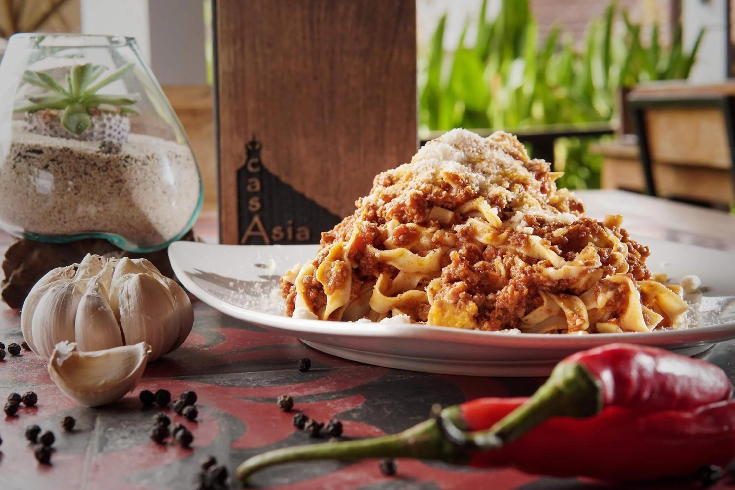 Food and drinks in Casa Asia