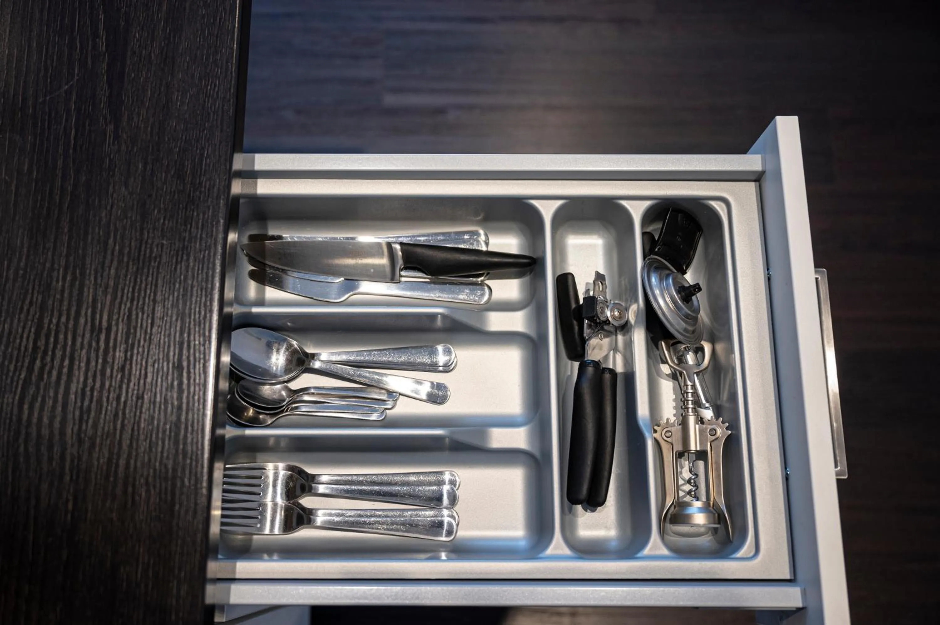 Kitchen or kitchenette in apartmenthaus international