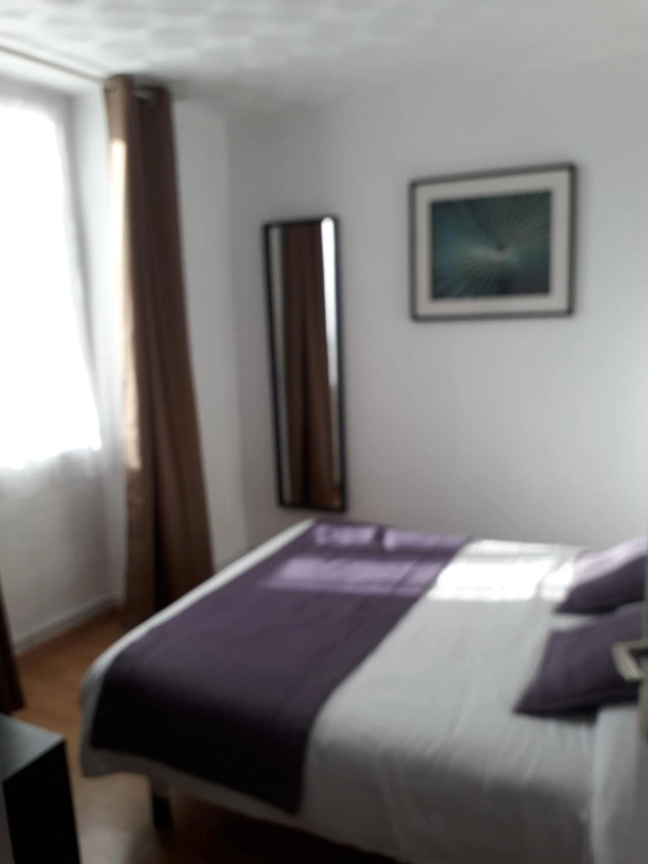 Bed in Hôtel du Midi