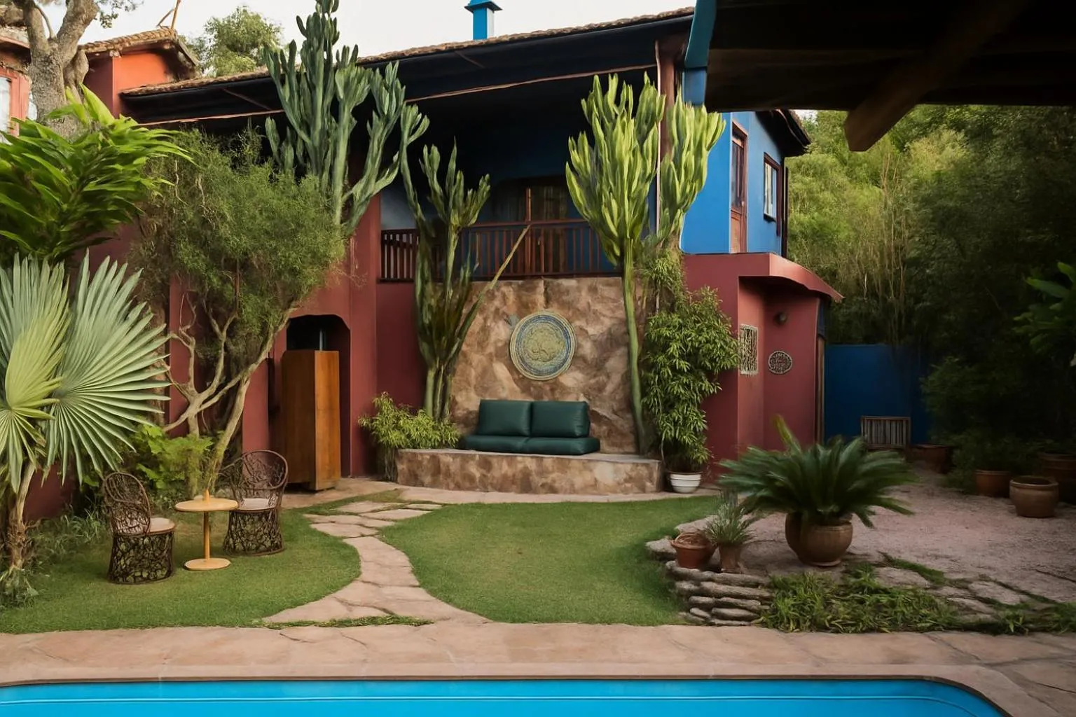 Garden in Pousada Maya