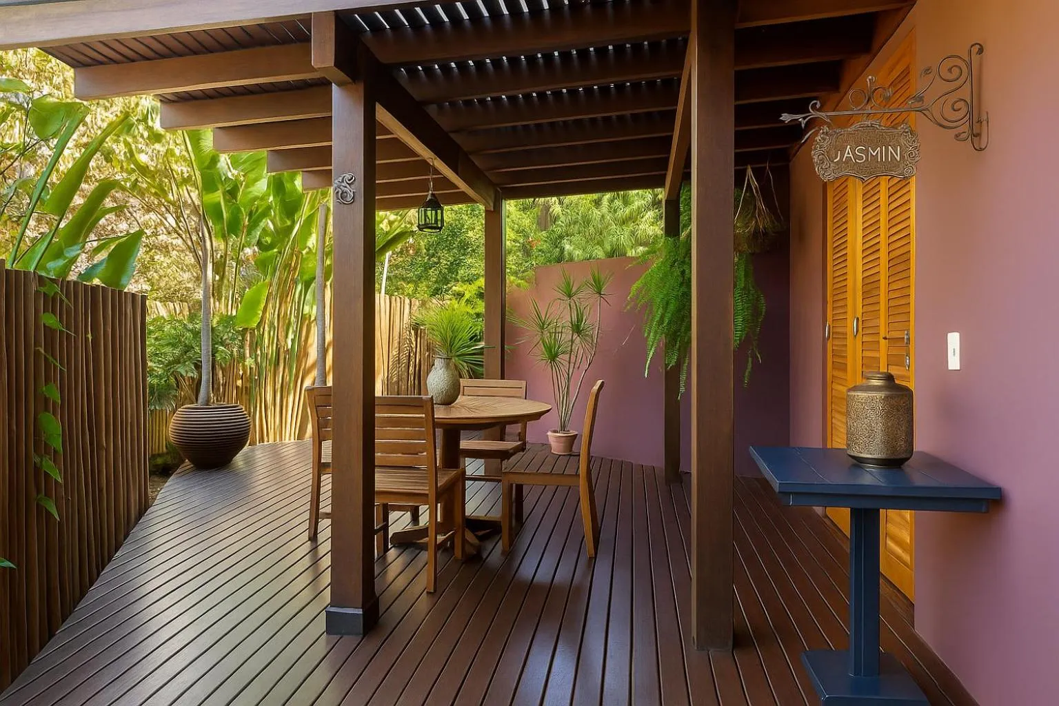 Balcony/Terrace in Pousada Maya