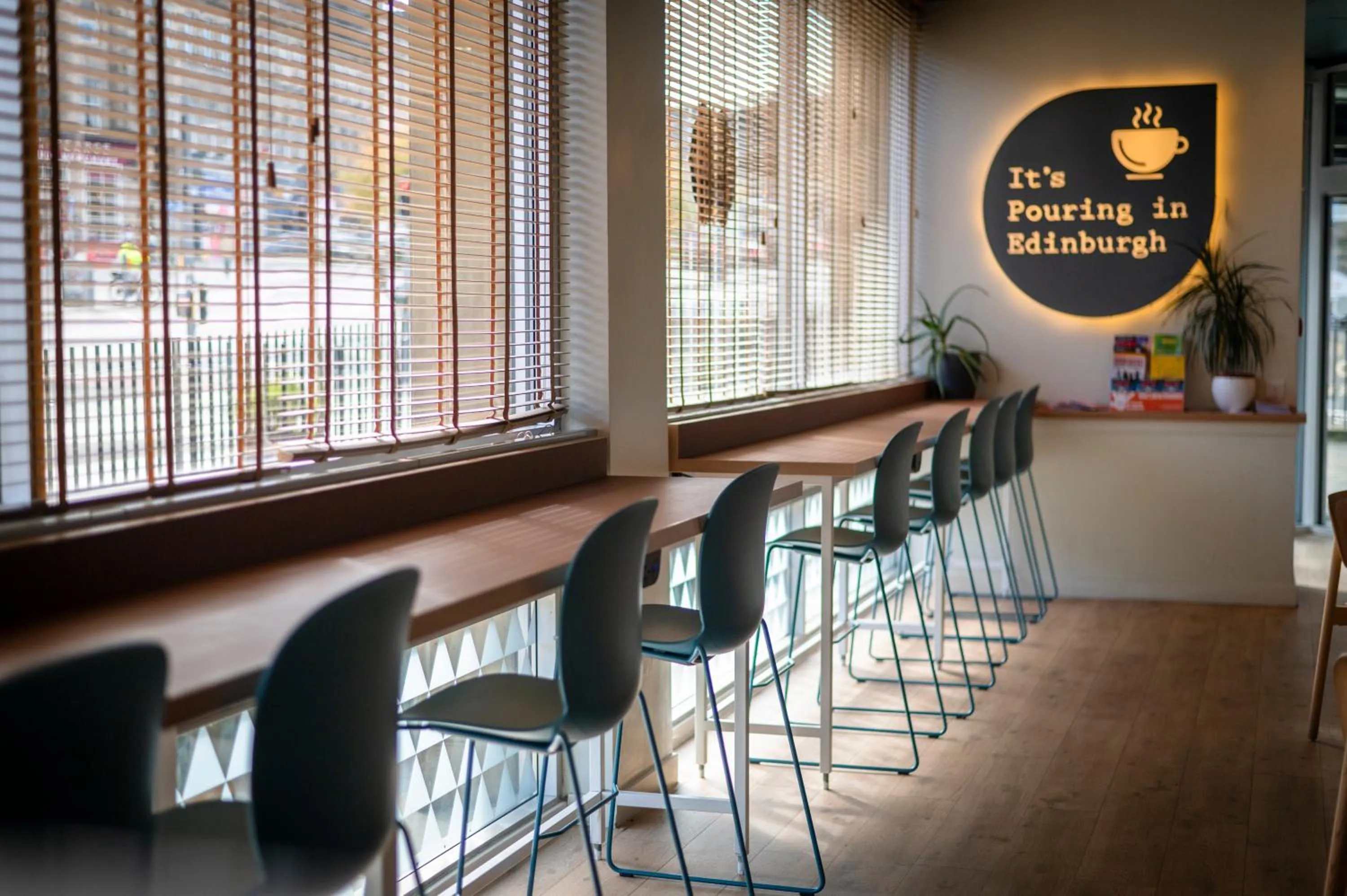 Seating area in Edinburgh Central Accommodation