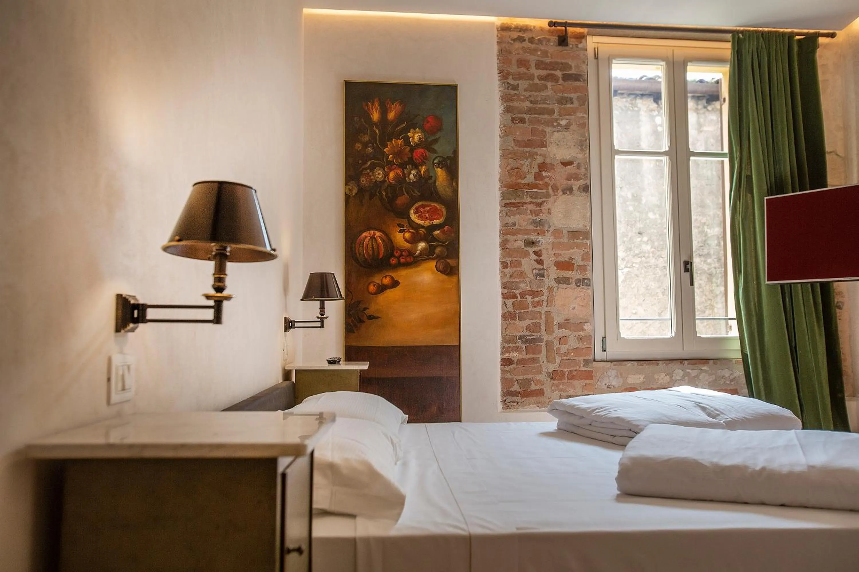 Bedroom, Bed in Residenza Palazzo Brenzoni