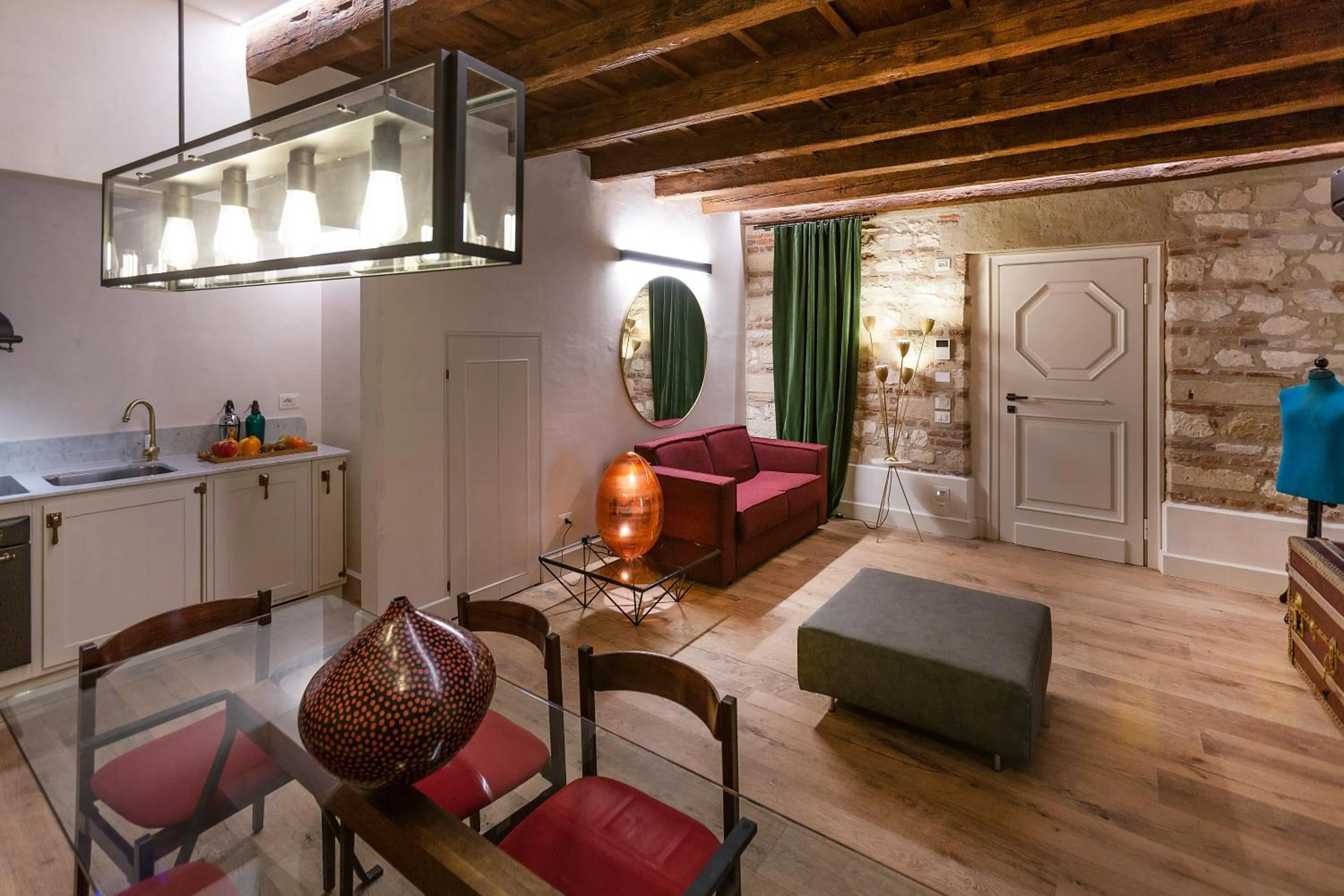 Kitchen or kitchenette in Residenza Palazzo Brenzoni