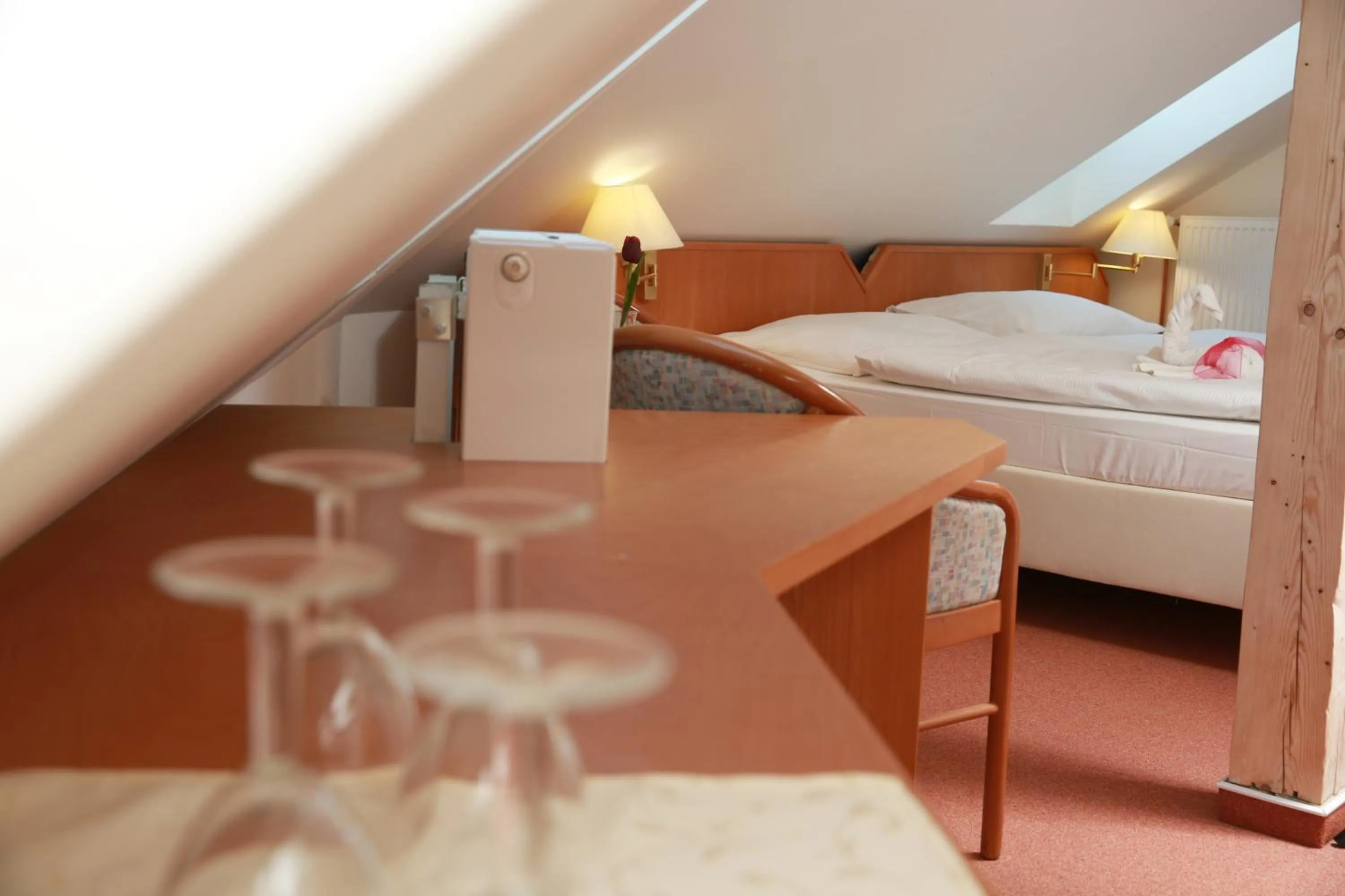 Bedroom, Bed in Wellness Penzion Kroměříž - Zlobice