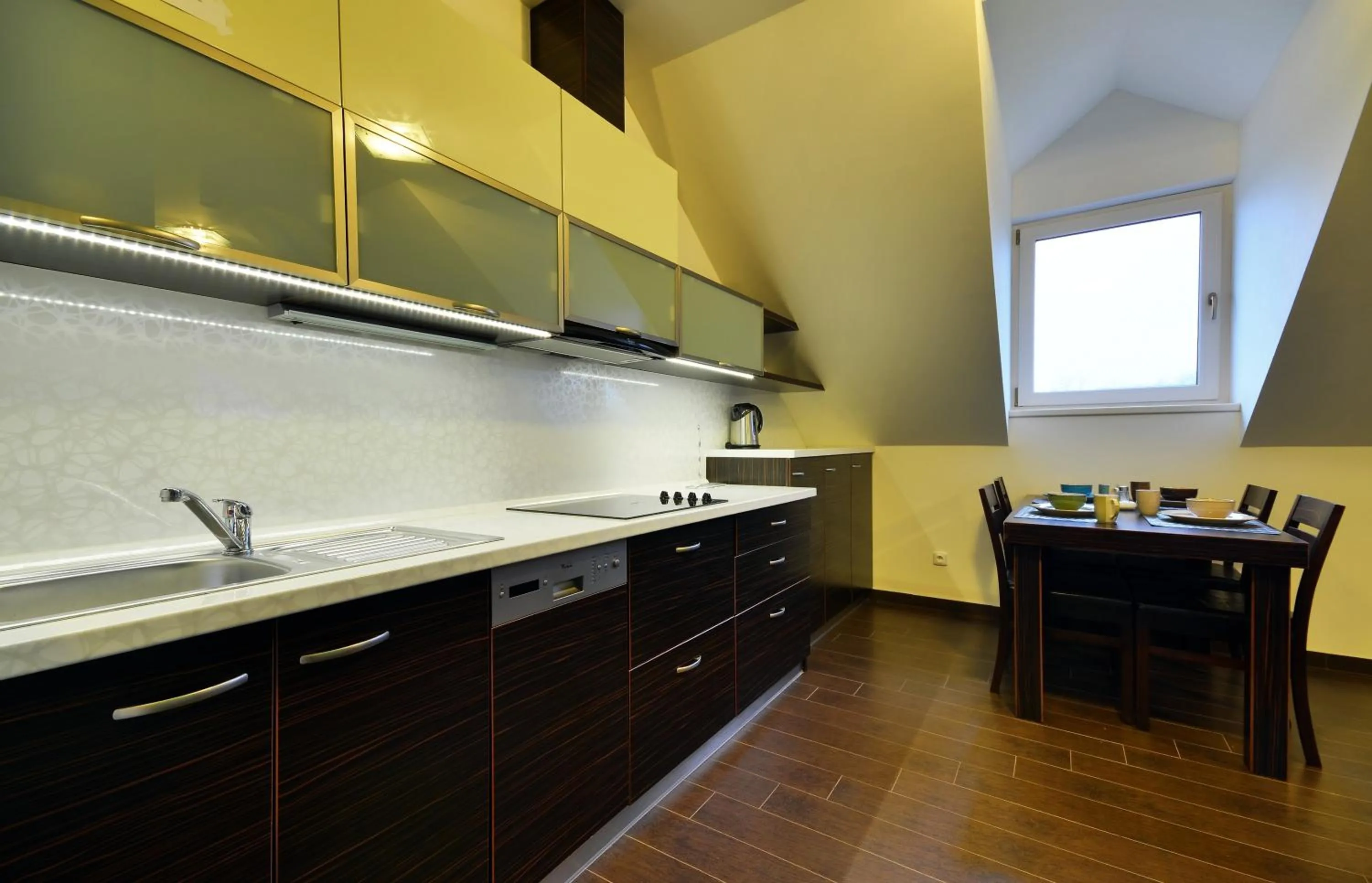 Kitchen or kitchenette in Wellness Penzion Kroměříž - Zlobice