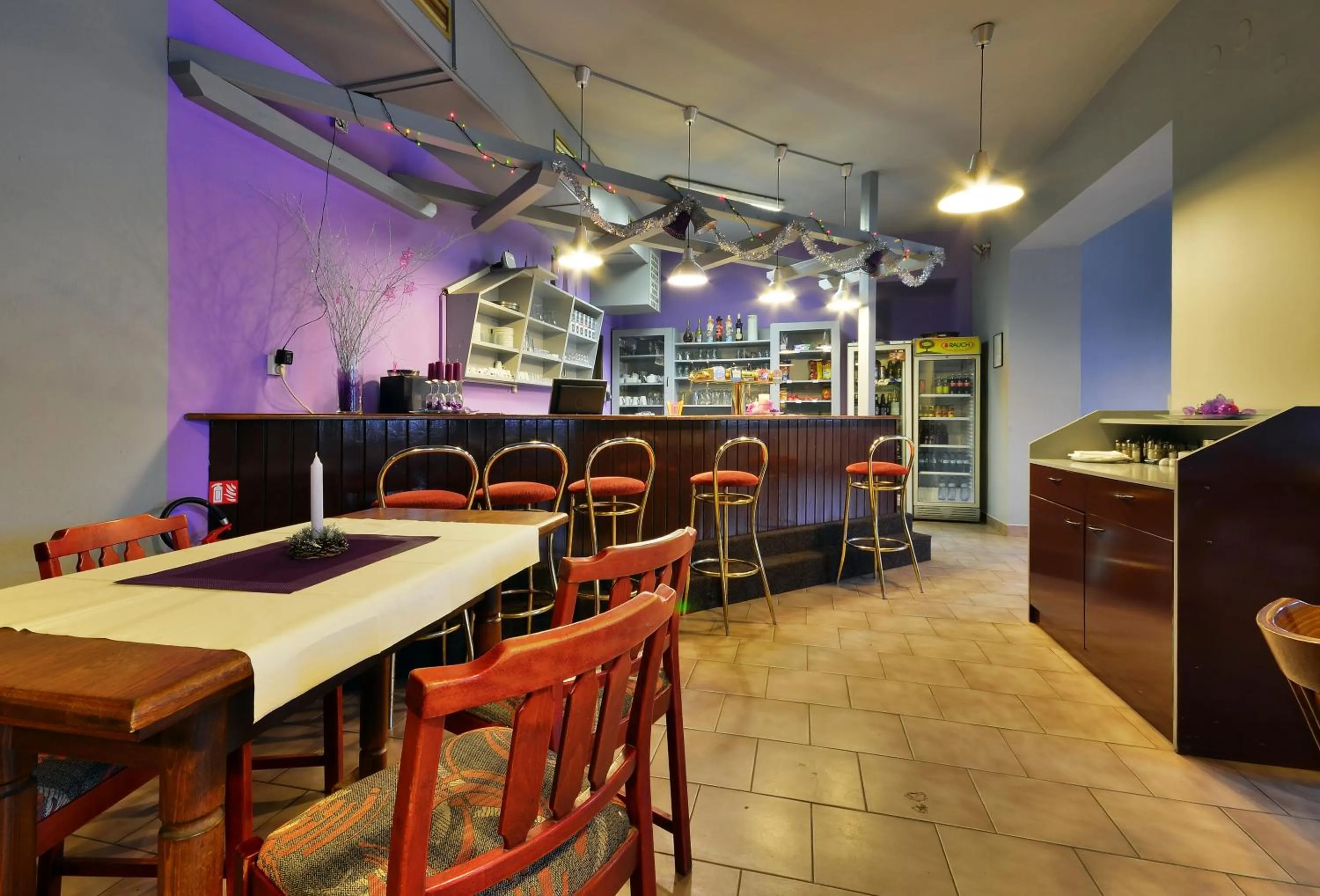 Lounge or bar in Wellness Penzion Kroměříž - Zlobice