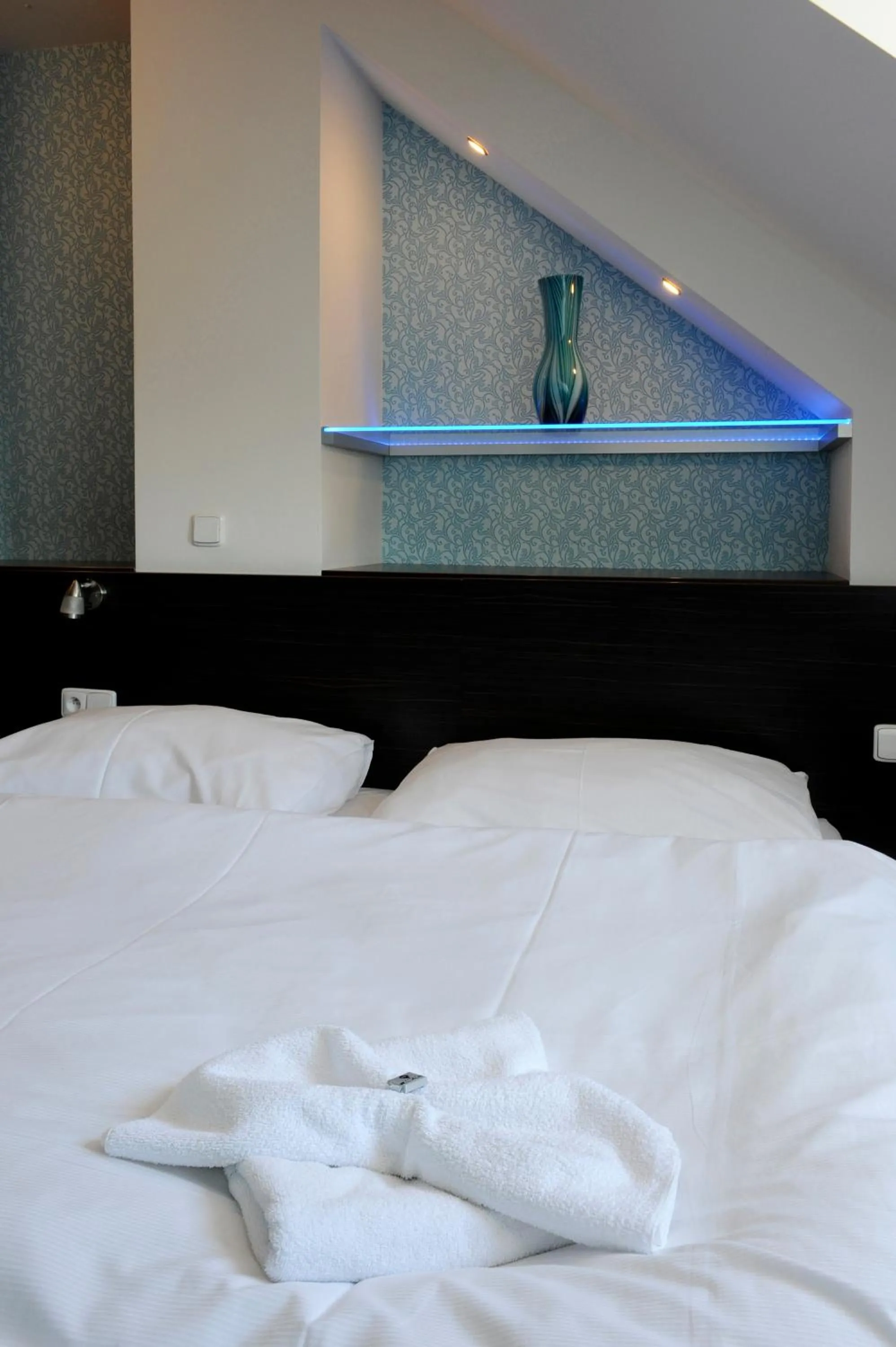 Bedroom, Bed in Wellness Penzion Kroměříž - Zlobice