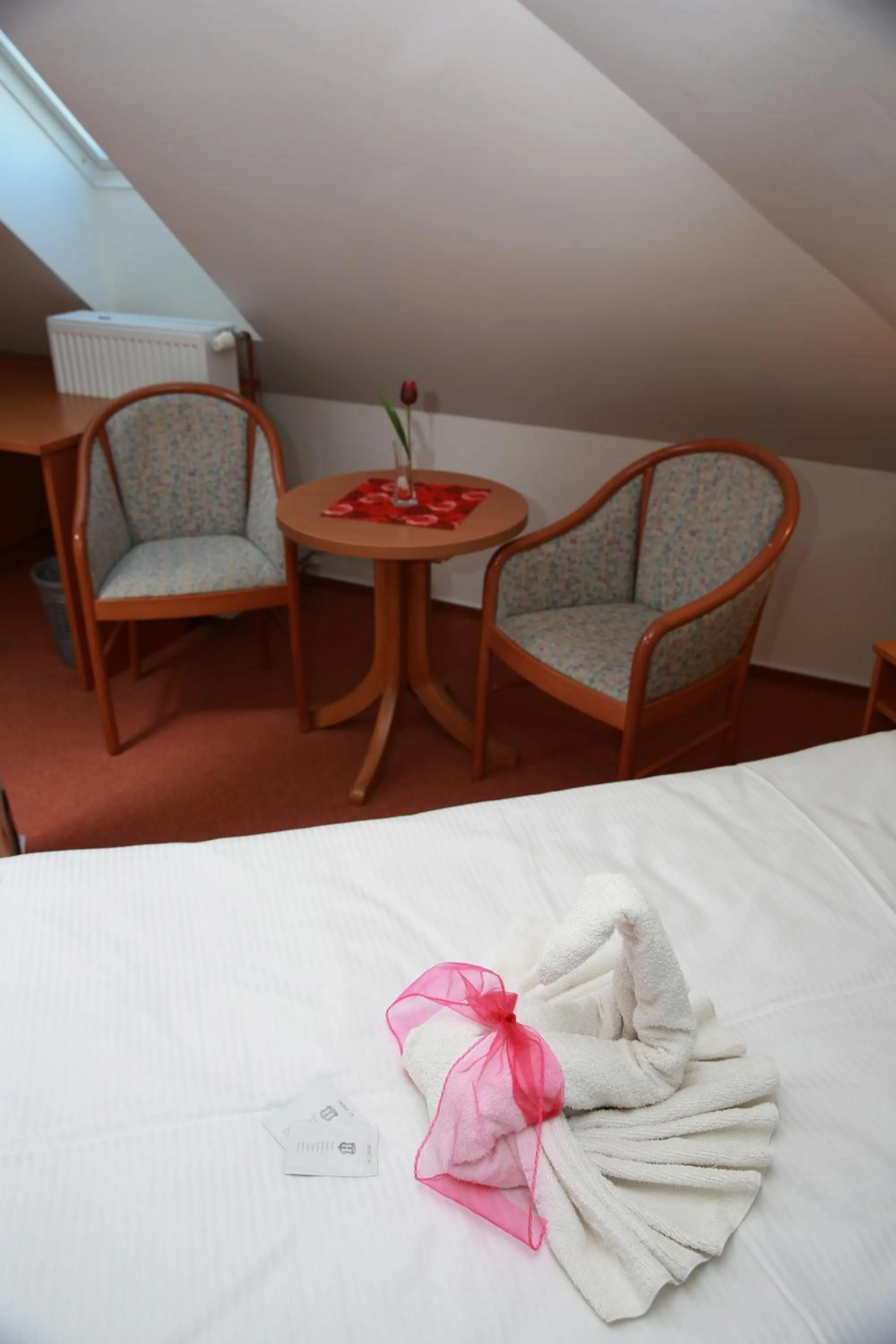 Living room, Bed in Wellness Penzion Kroměříž - Zlobice