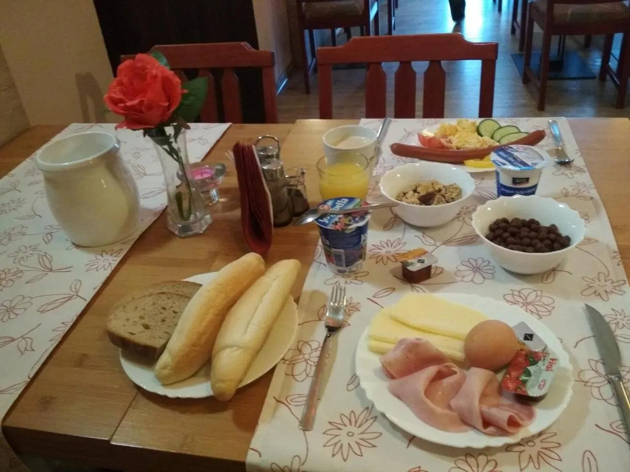 Continental breakfast in Wellness Penzion Kroměříž - Zlobice