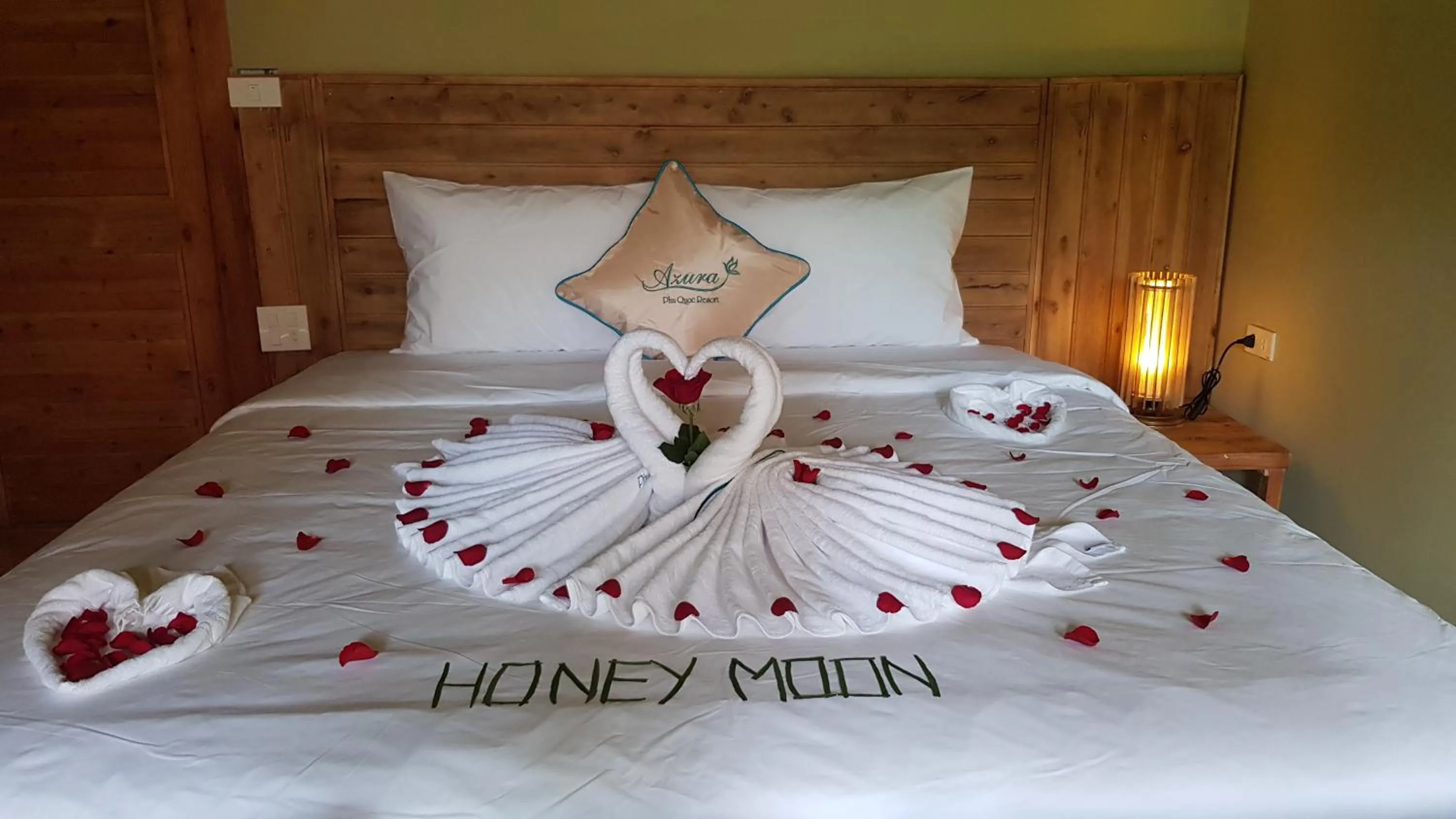 Decorative detail, Bed in Azura Resort Phu Quoc