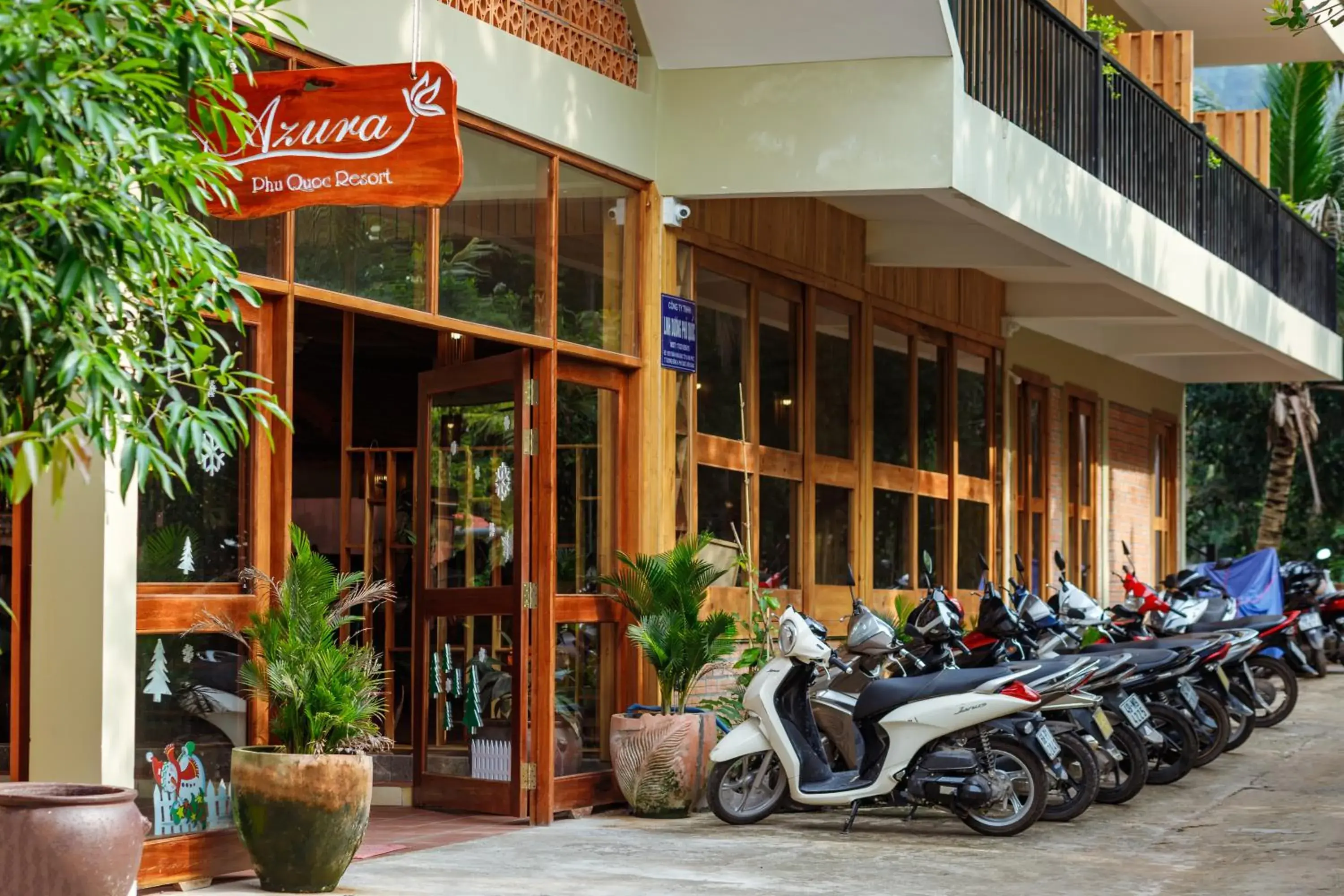 Facade/entrance in Azura Resort Phu Quoc Facade/entrance in Azura Resort Phu Quoc