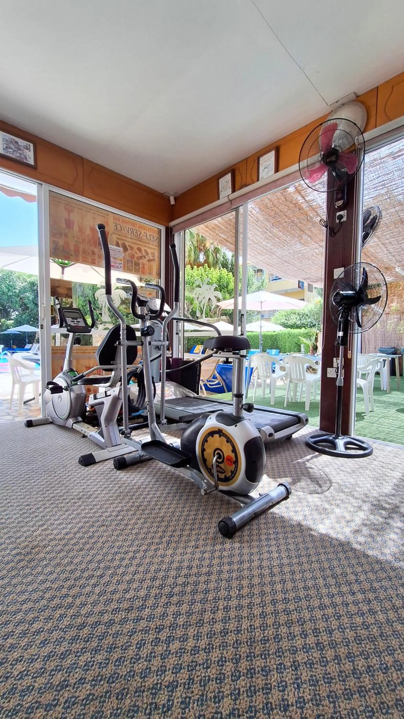 Fitness centre/facilities in Apollonia Hotel Apartments