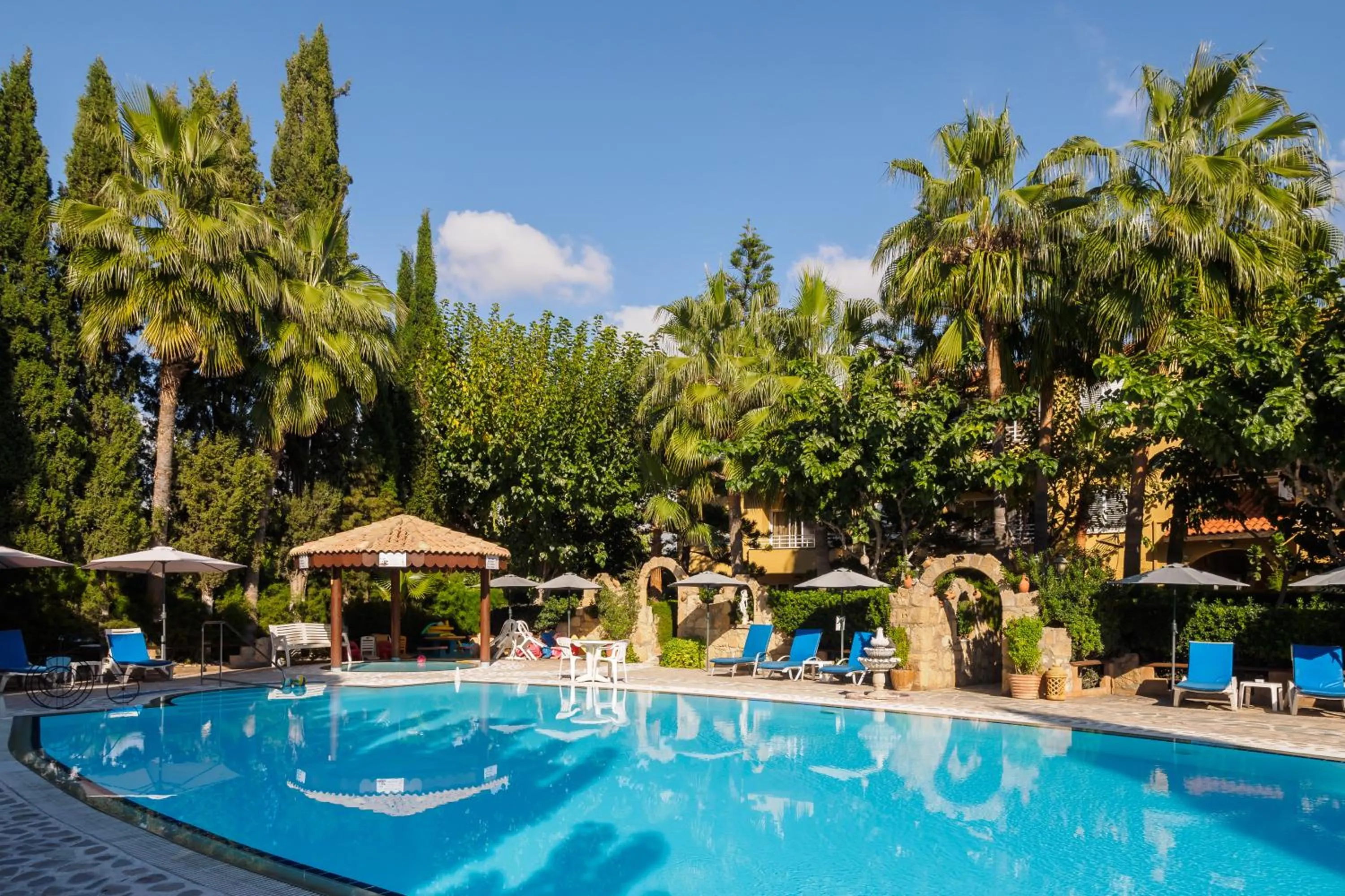 Property building in Apollonia Hotel Apartments