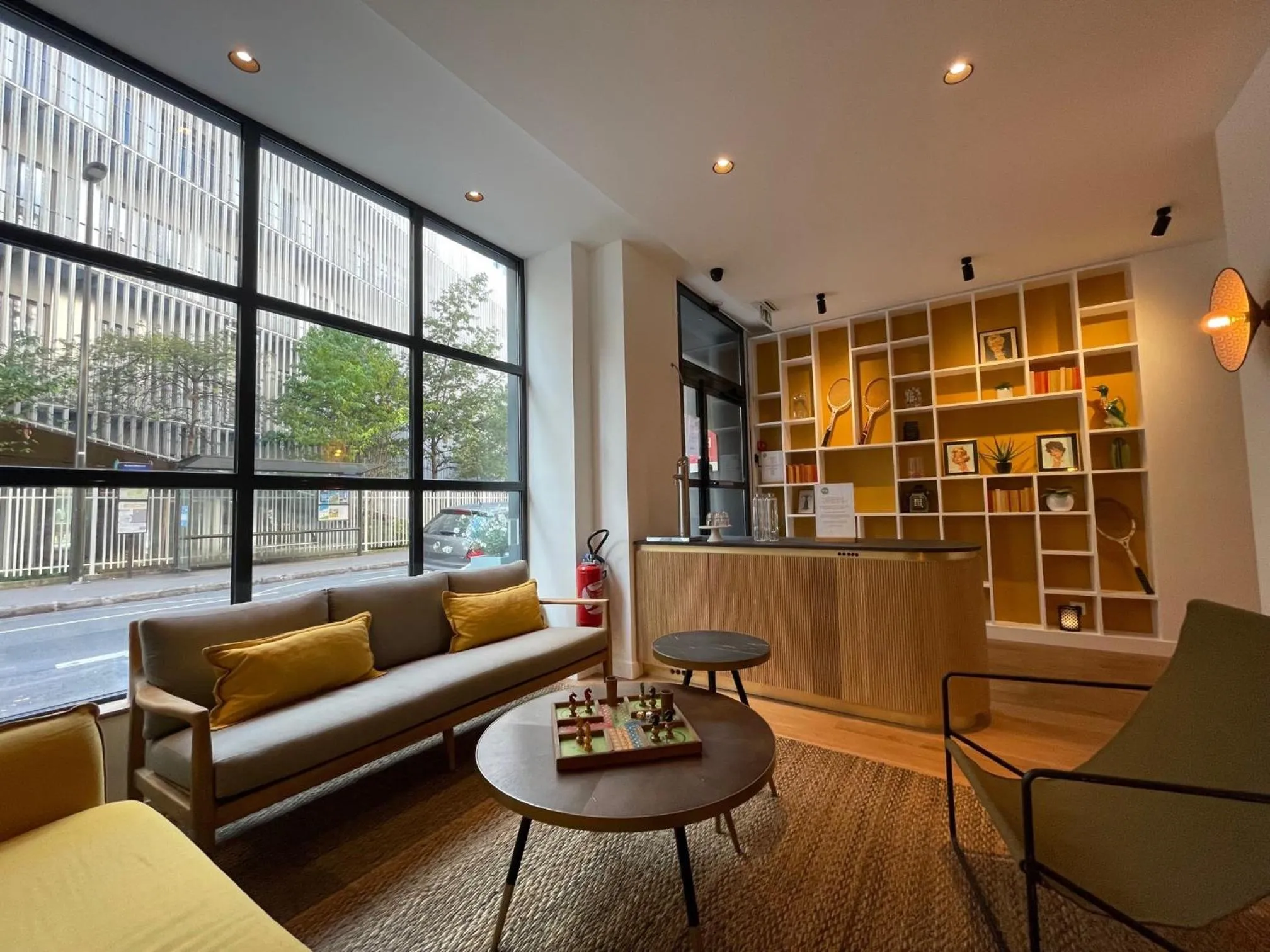 Living room in Parici Hôtel Boulogne Billancourt