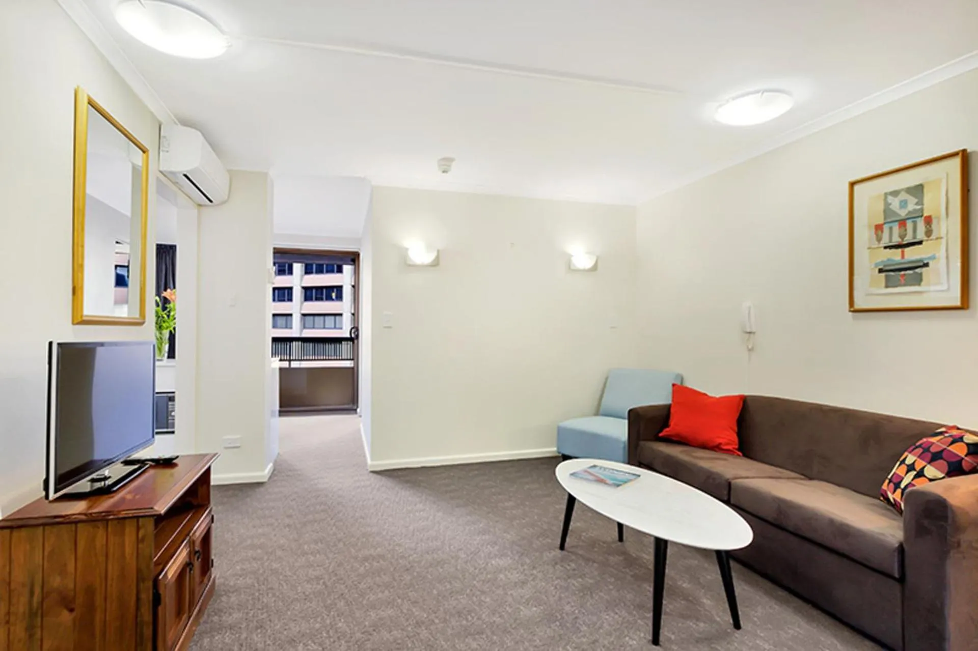 Living room in City apartment at College St