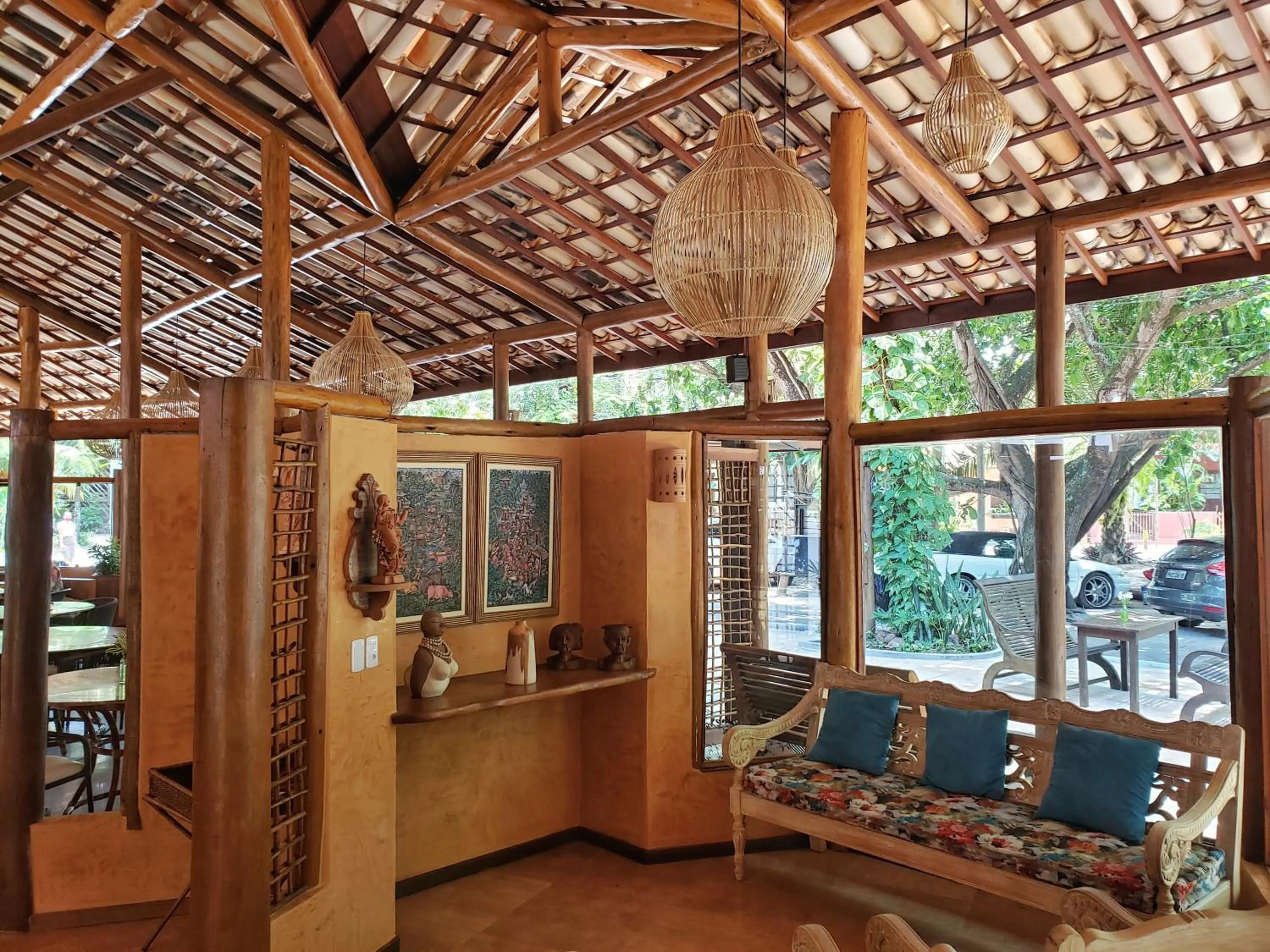 Lobby or reception in Pousada Casa de Praia