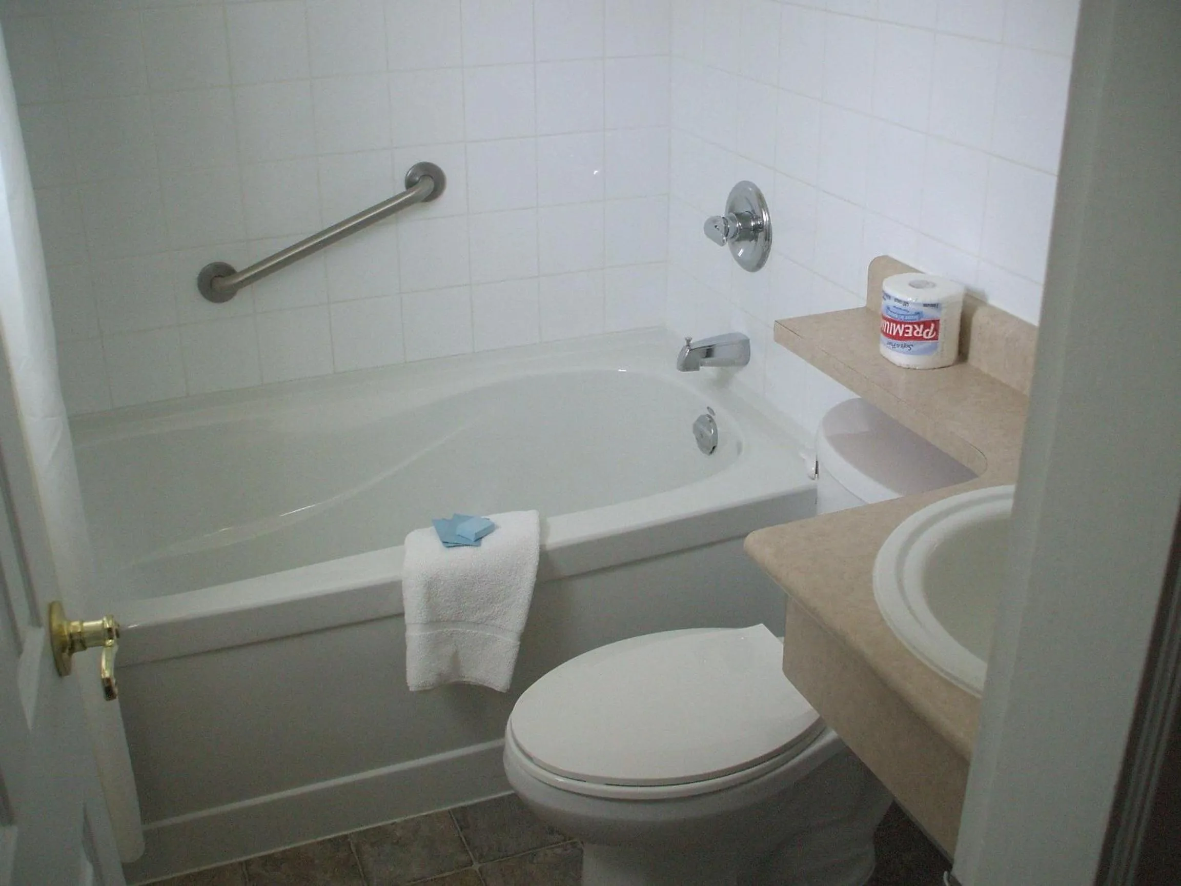 Bathroom in Travellers Motel