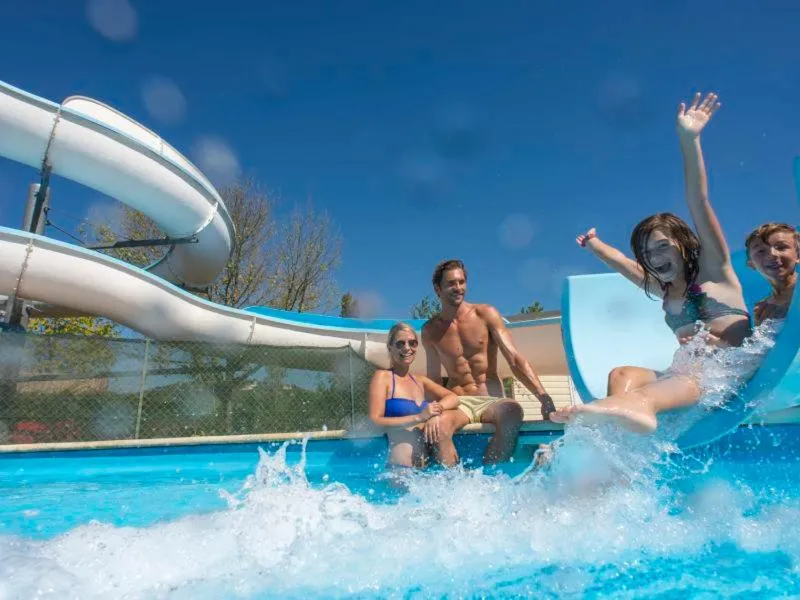 Aqua park in Camping Officiel Siblu Les Rives de Condrieu