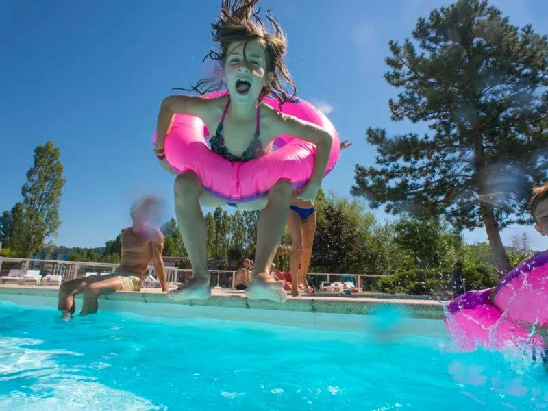 Swimming pool in Camping Officiel Siblu Les Rives de Condrieu