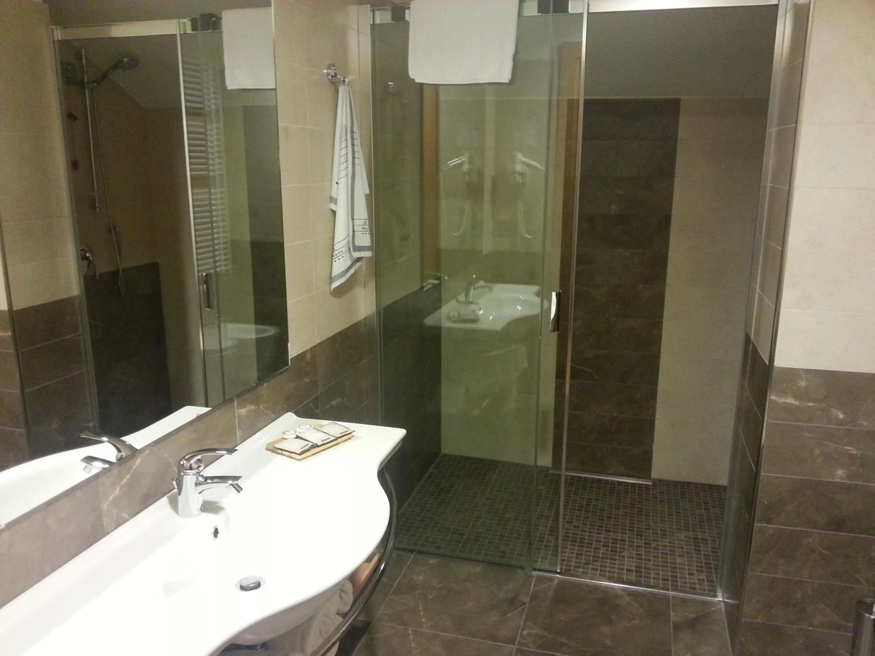 Shower in Virginia Palace Hotel