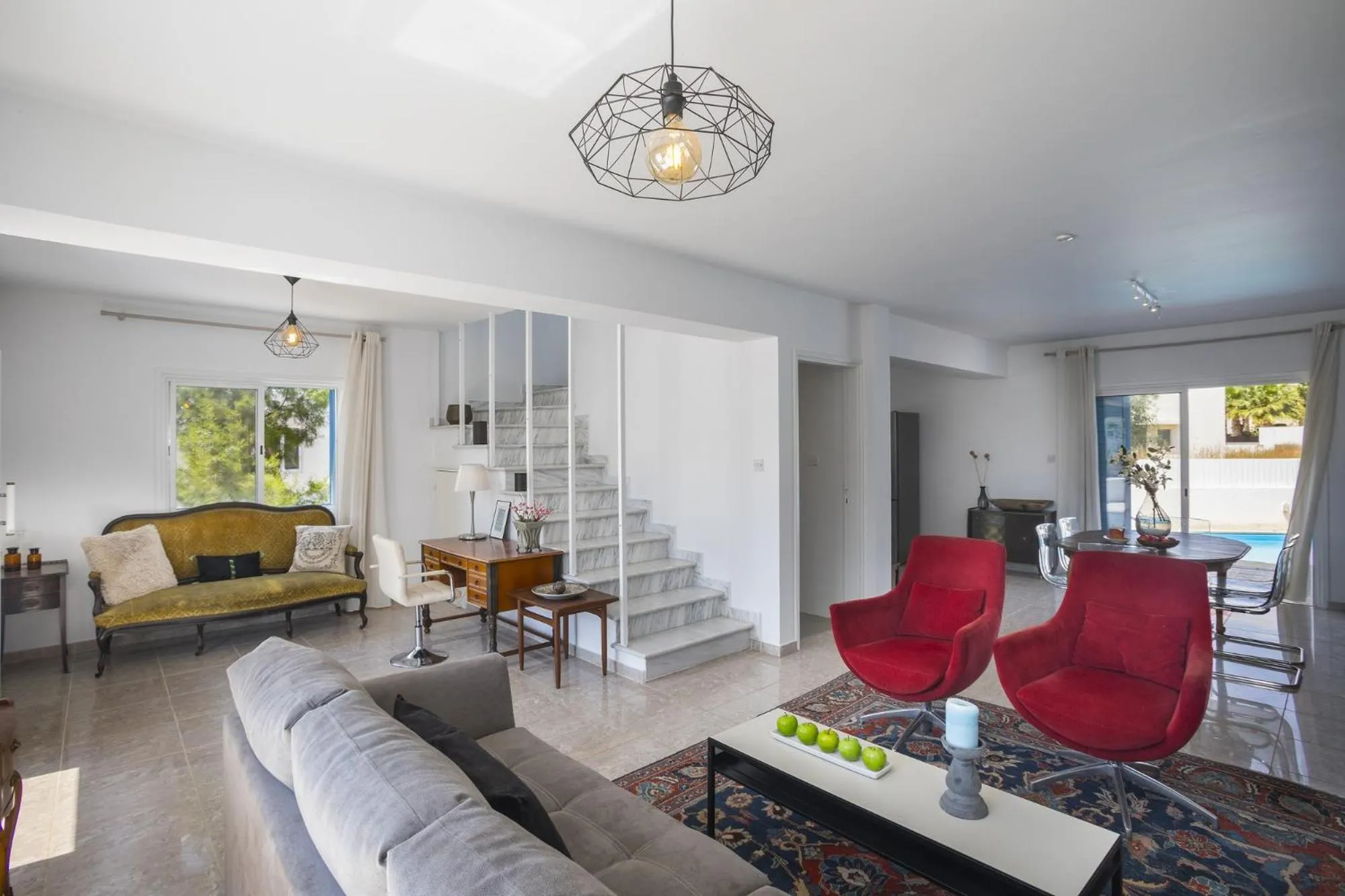 Living room in Villa Serene