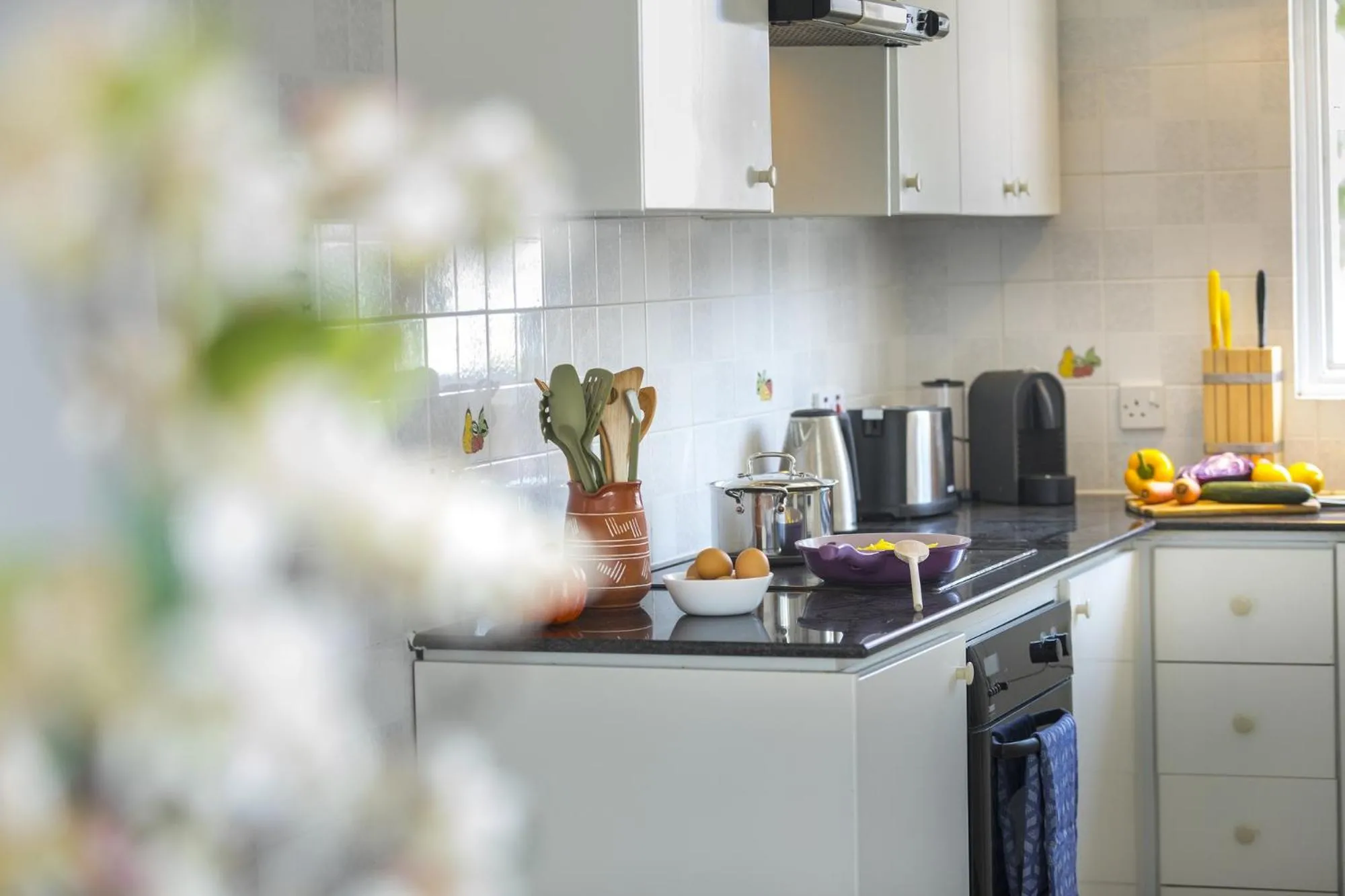 Kitchen or kitchenette in Villa Serene